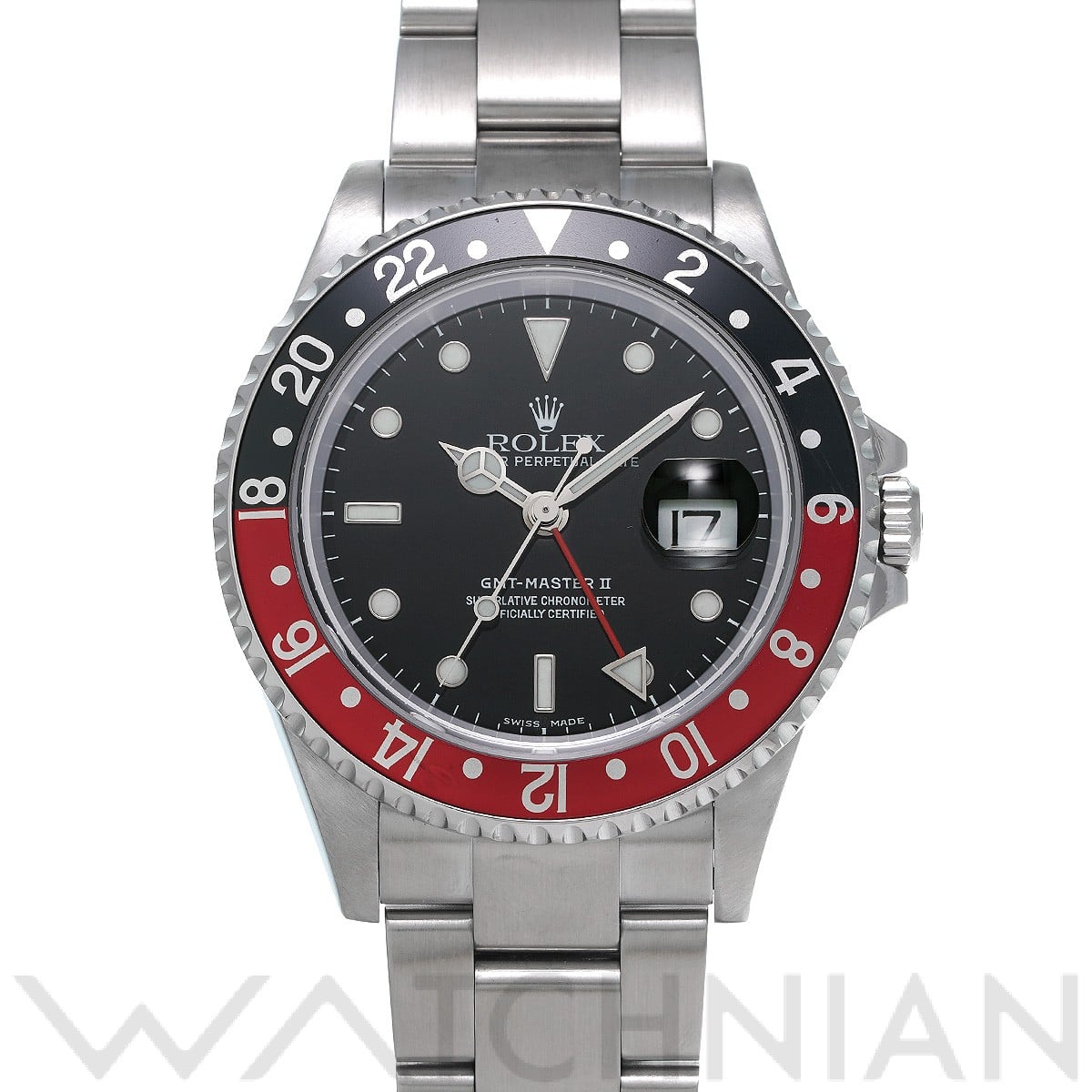 ロレックス GMTマスターII 16710 ブラック メンズ 時計 【中古】【wristwatch】