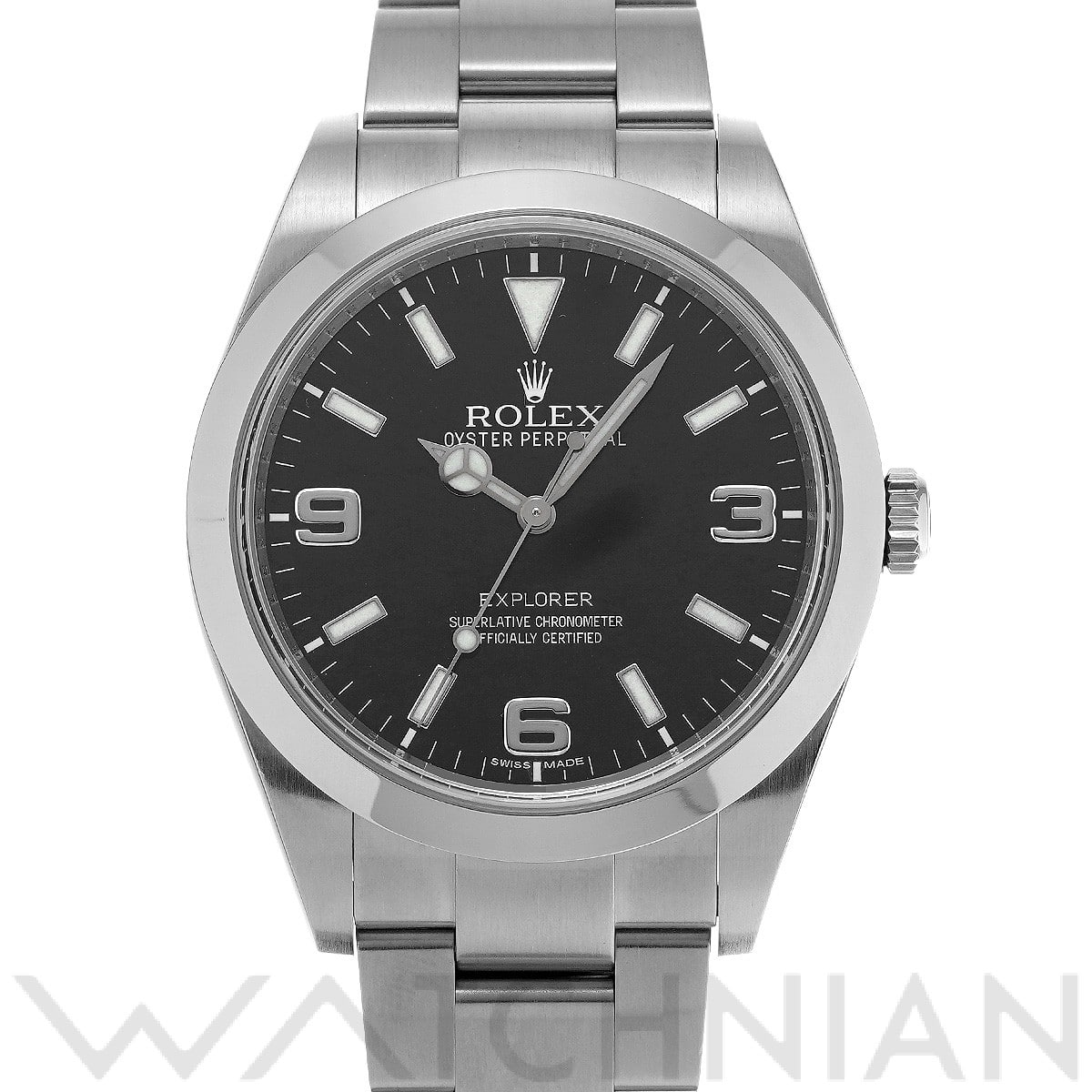 ロレックス エクスプローラー 214270 ブラック メンズ 時計 【中古】【wristwatch】