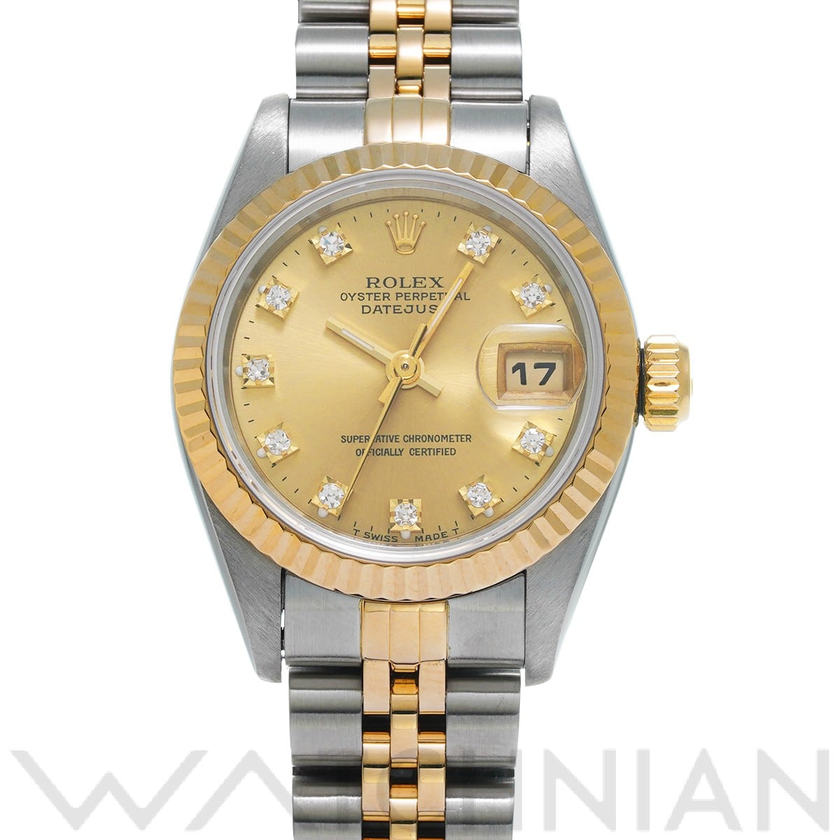 ロレックス / ROLEX デイトジャスト 69173G シャンパン/ダイヤモンド レディース 時計 【中古】【wristwatch】