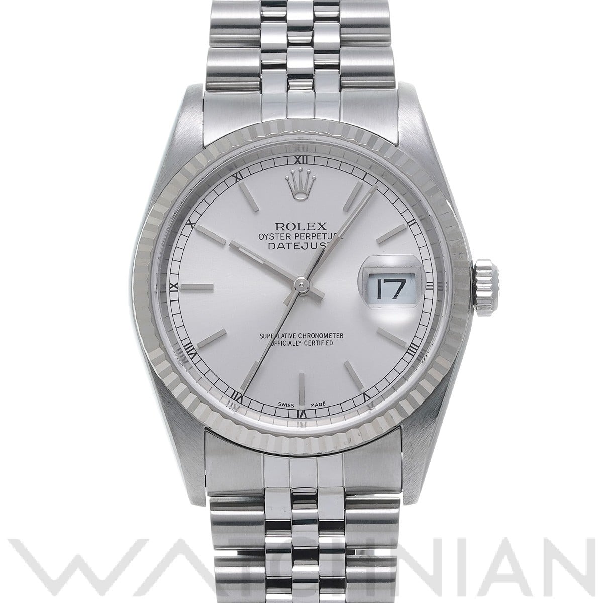 ロレックス デイトジャスト 16234 シルバー メンズ 時計 【中古】【wristwatch】