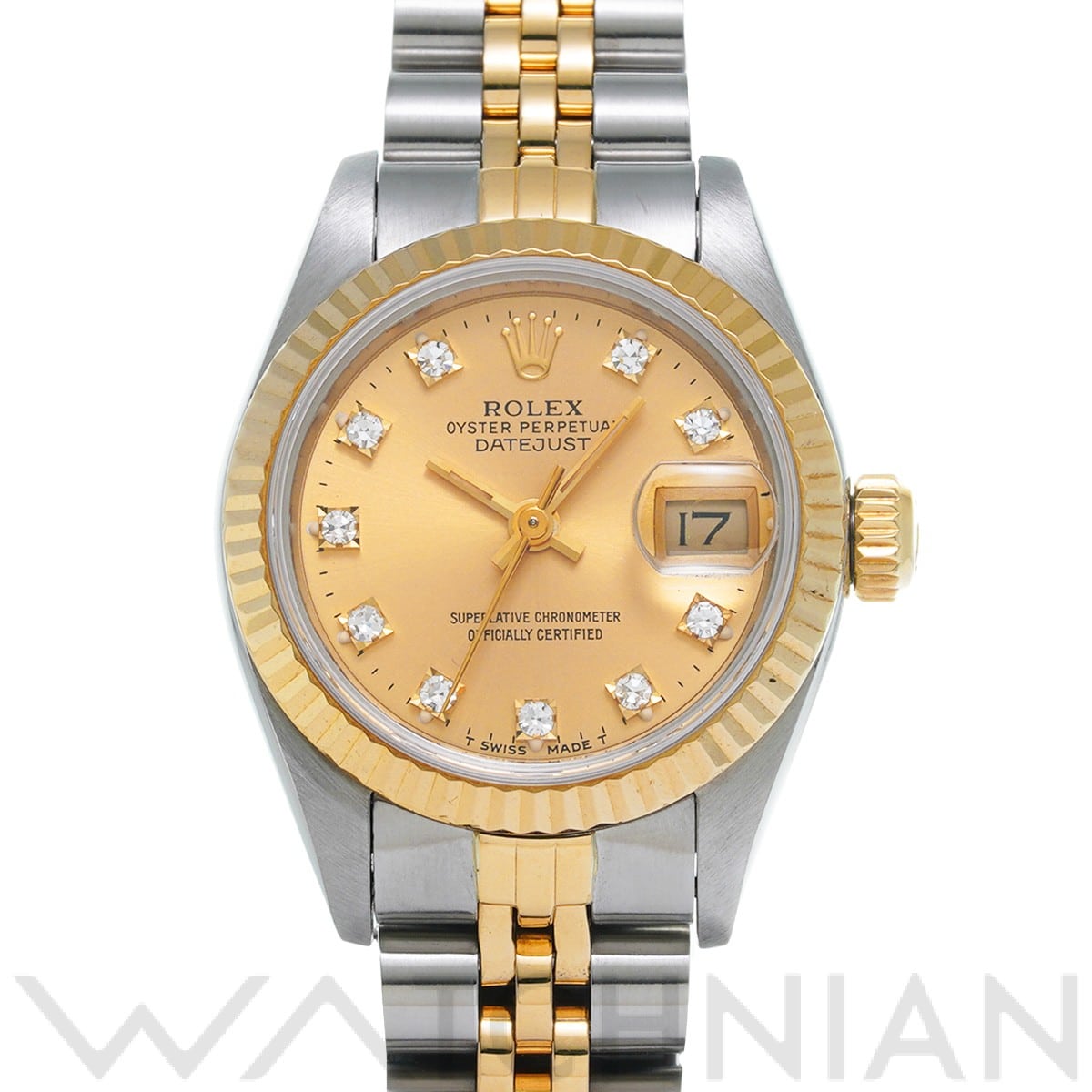 ロレックス / ROLEX デイトジャスト 69173G シャンパン/ダイヤモンド レディース 時計 【中古】【wristwatch】