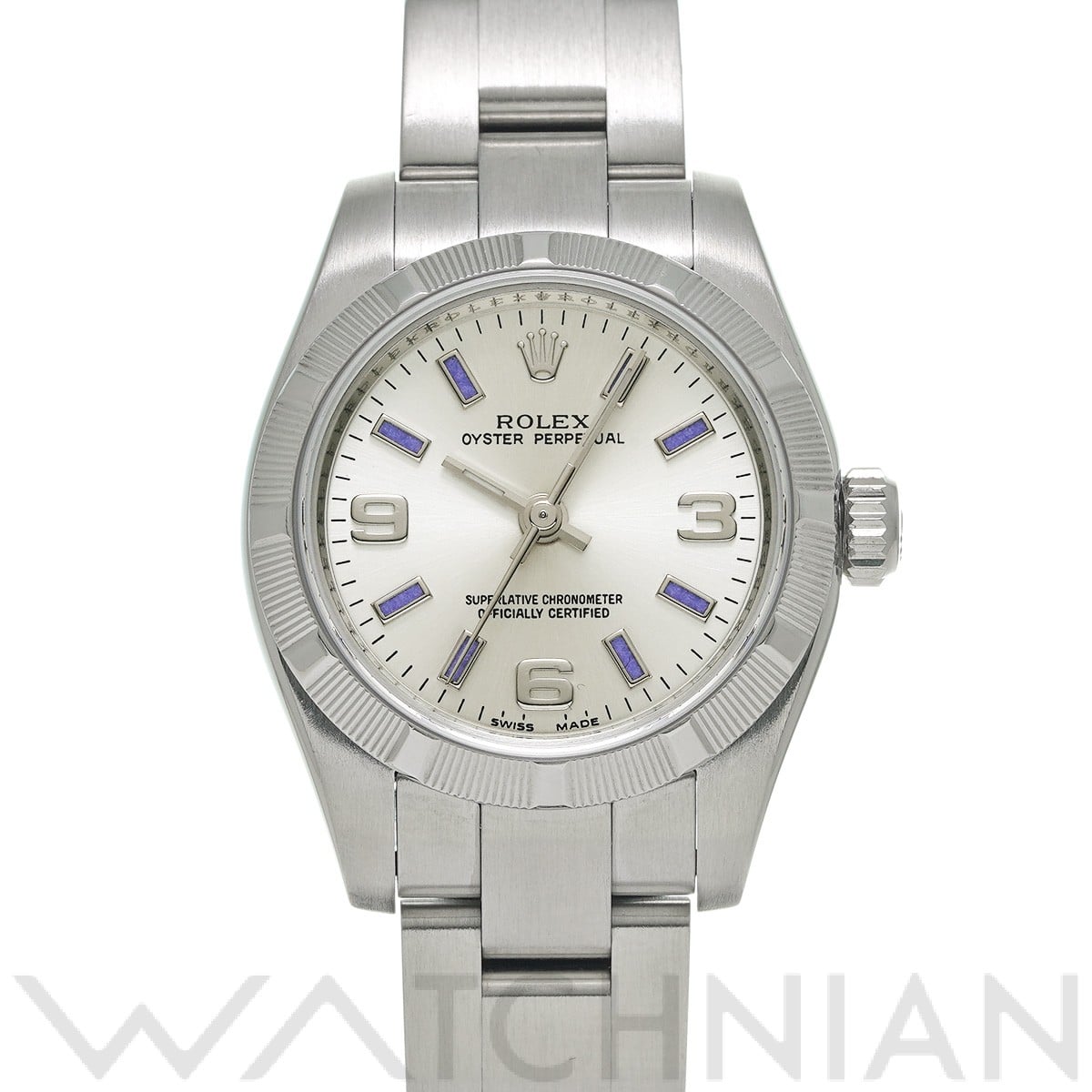 ロレックス オイスターパーペチュアル 26 176210 シルバー レディース 時計 【中古】【wristwatch】