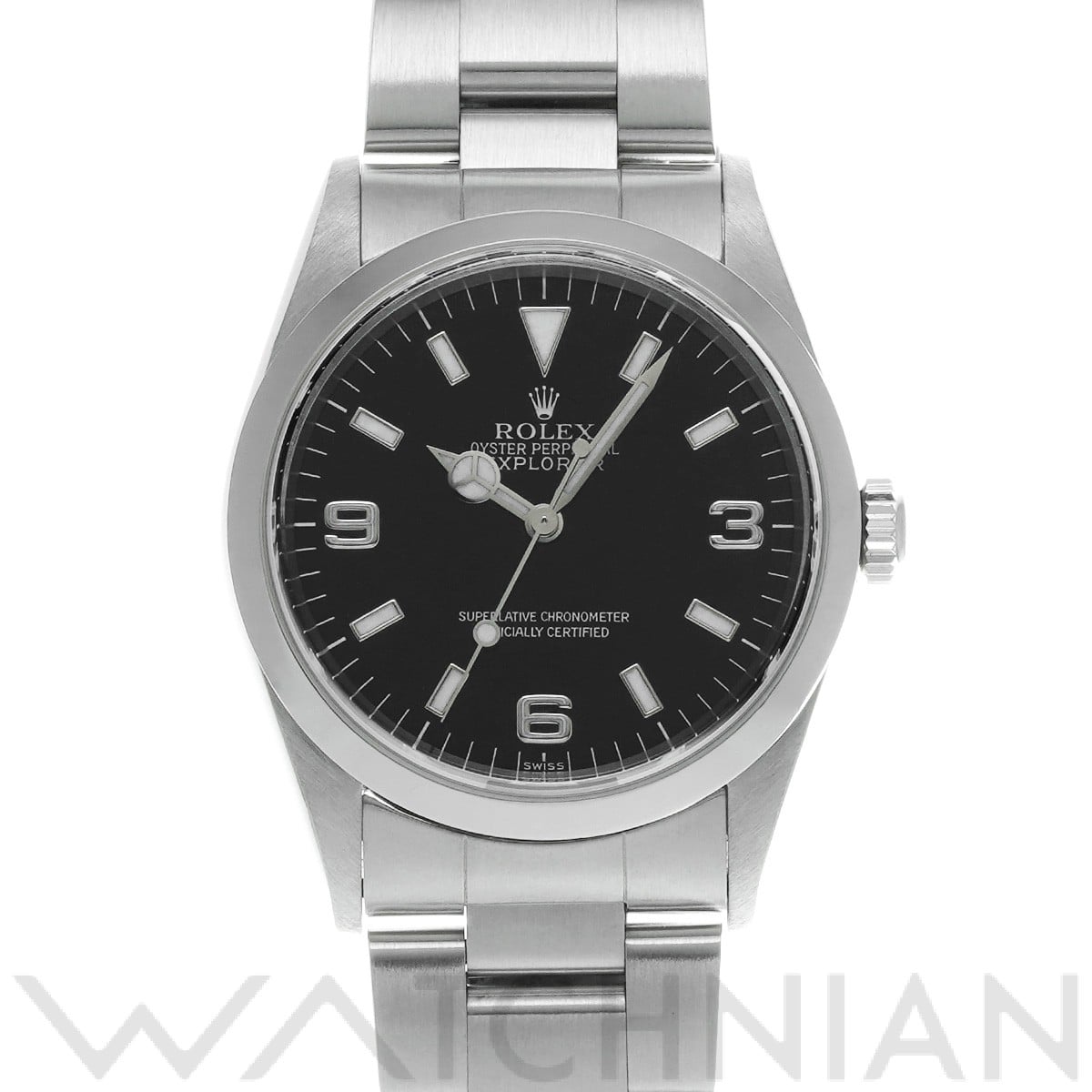 ロレックス エクスプローラー 14270 ブラック メンズ 時計 【中古】【wristwatch】