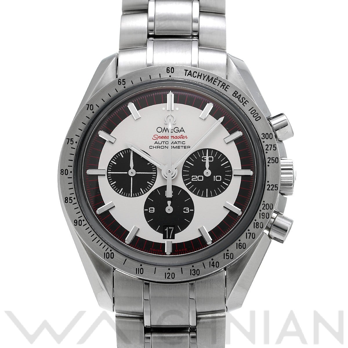 オメガ スピードマスター レジェンド ミハエル・シューマッハ 2004 3559.32 ホワイト/ブラック メンズ 時計 【中古】【wristwatch】