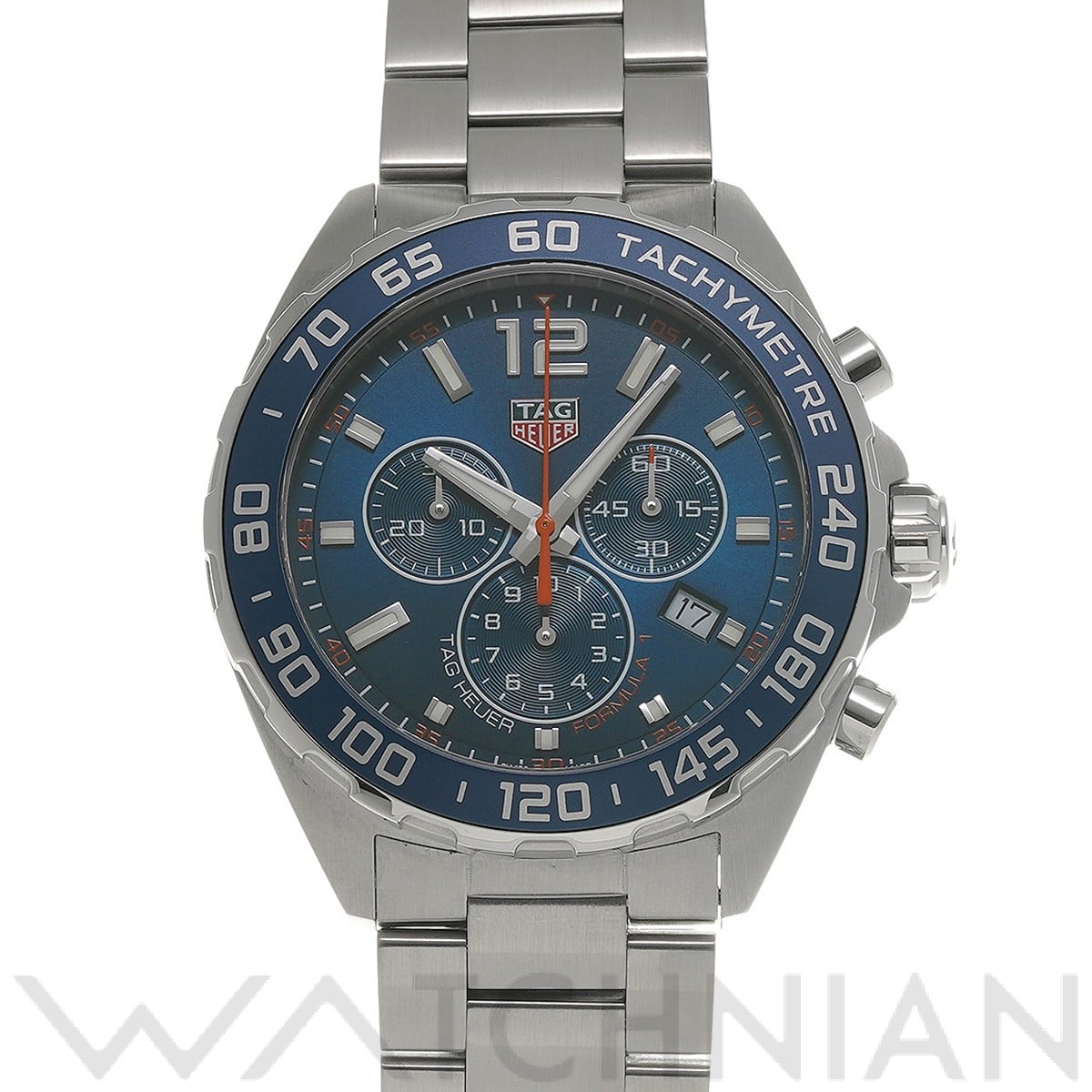 タグ ホイヤー / TAG HEUER フォーミュラ1 クォーツ クロノグラフ CAZ1014.BA0842 ブルー メンズ 時計 【中古】【wristwatch】