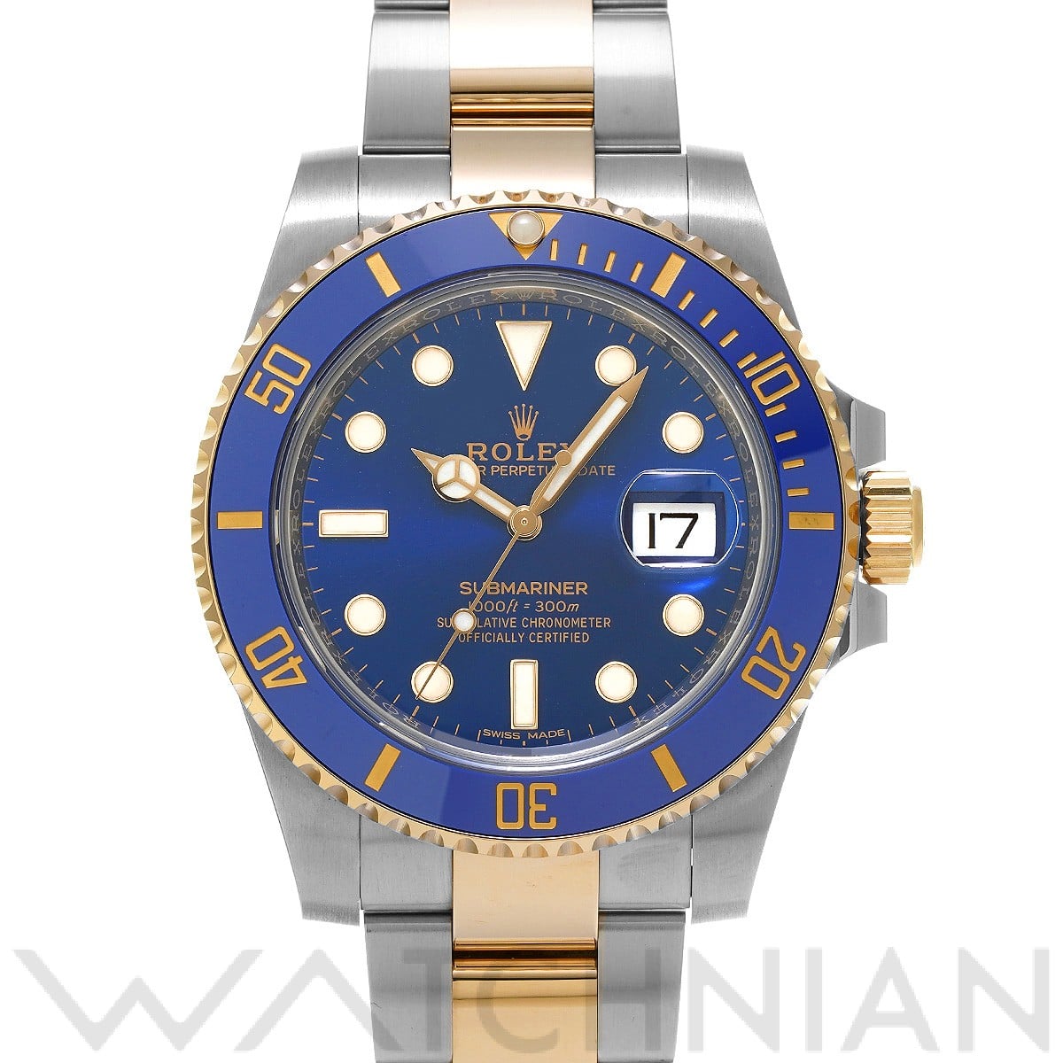 ロレックス サブマリーナ デイト 116613LB ブルー メンズ 時計 【中古】【wristwatch】