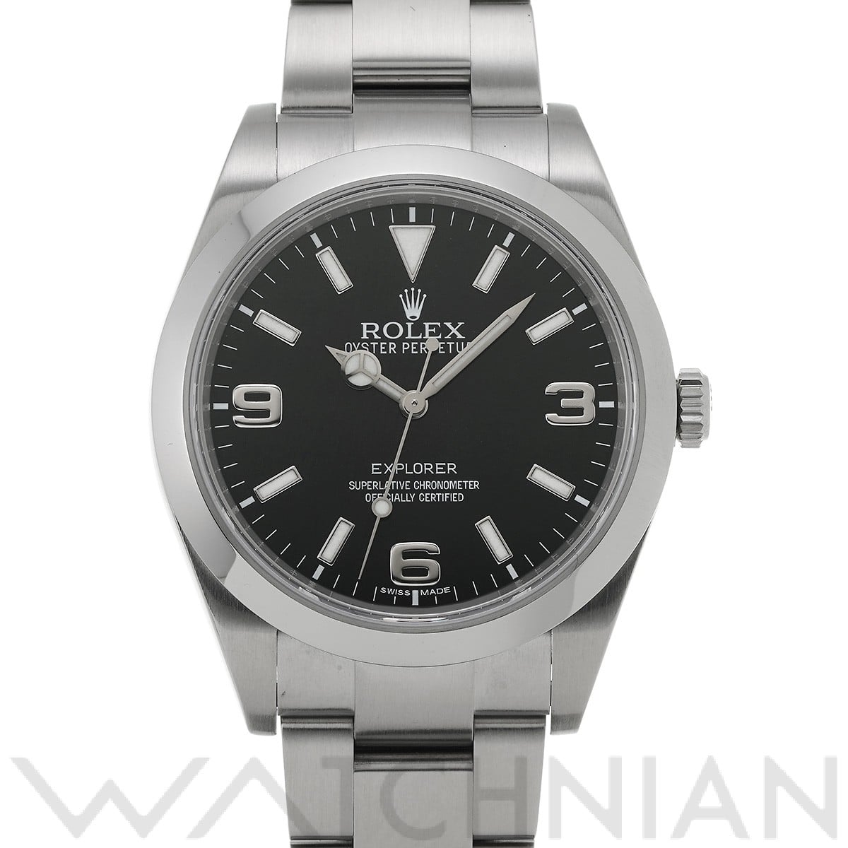 ロレックス エクスプローラー 214270 ブラック メンズ 時計 【中古】【wristwatch】