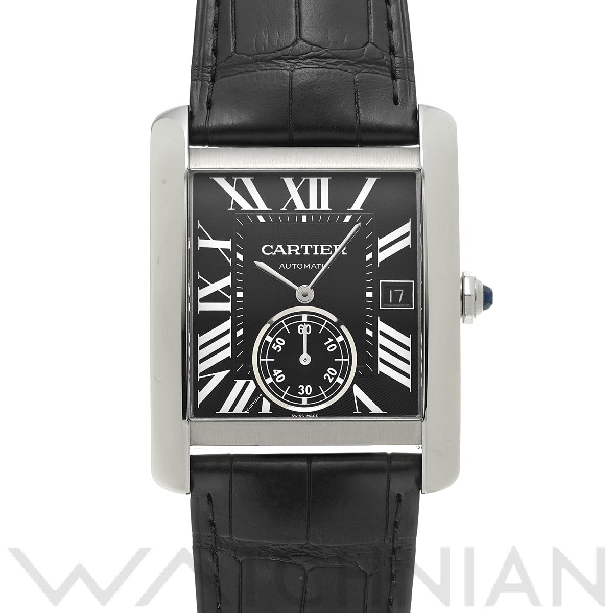 カルティエ / CARTIER タンク MC W5330004 ブラック メンズ 時計 【中古】【wristwatch】