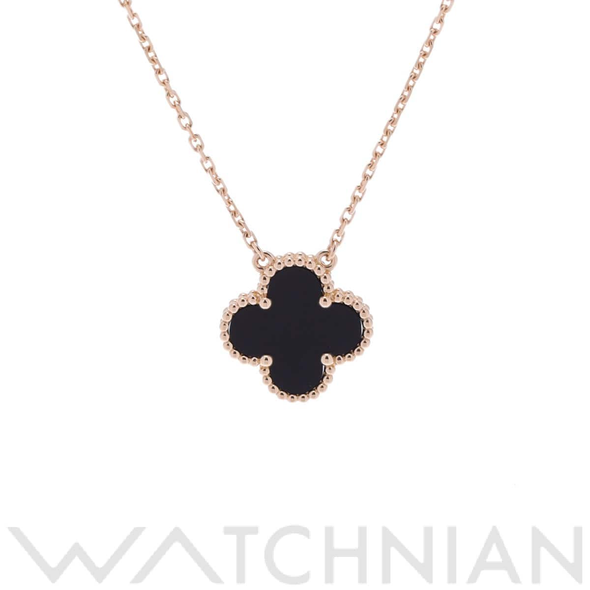 ヴァン クリーフ&アーペル ヴィンテージアルハンブラ ネックレス ゴールド VCARA45800 K18イエローゴールド YG レディース ジュエリー 【中古】【jewelry】