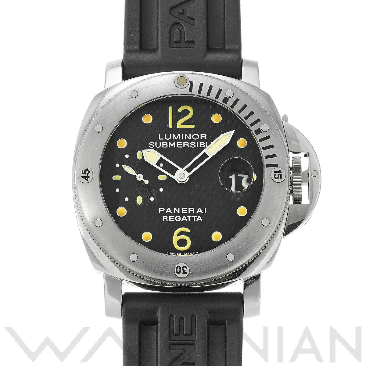 パネライ / PANERAI ルミノール サブマーシブル レガッタ 2004 PAM00199 ブラックカーボン メンズ 時計 【中古】【wristwatch】