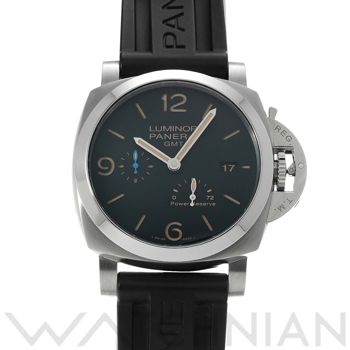 パネライ / PANERAI ルミノール GMT パワーリザーブ PAM01321 ブラック メンズ 時計 【中古】【wristwatch】