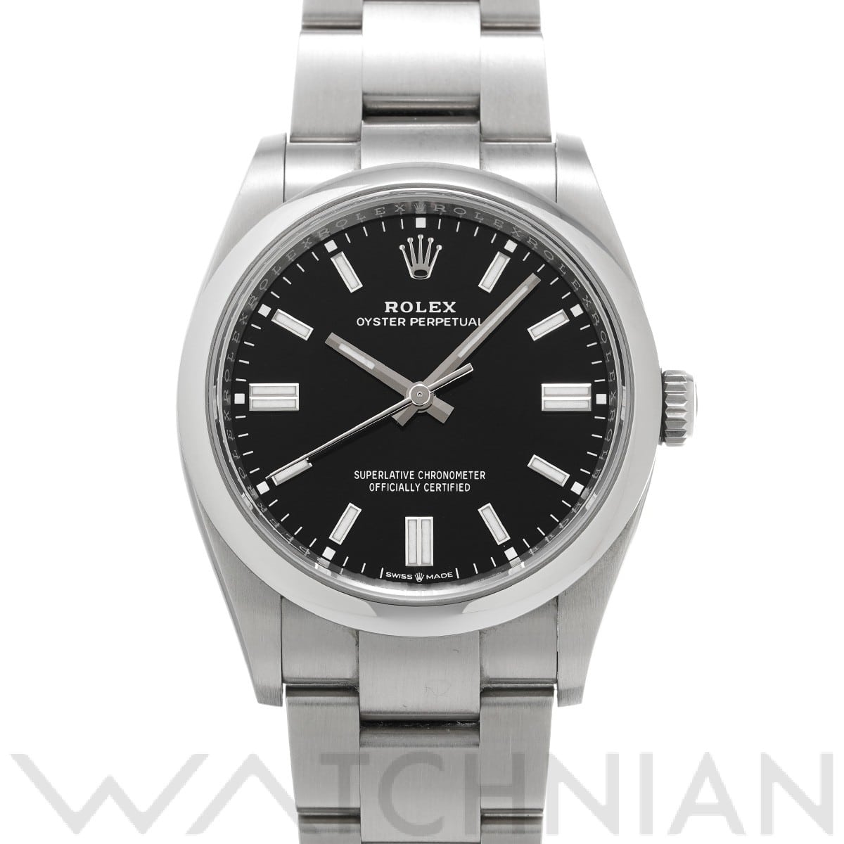 ロレックス オイスターパーペチュアル 36 126000 ブライトブラック メンズ 時計 【中古】【wristwatch】