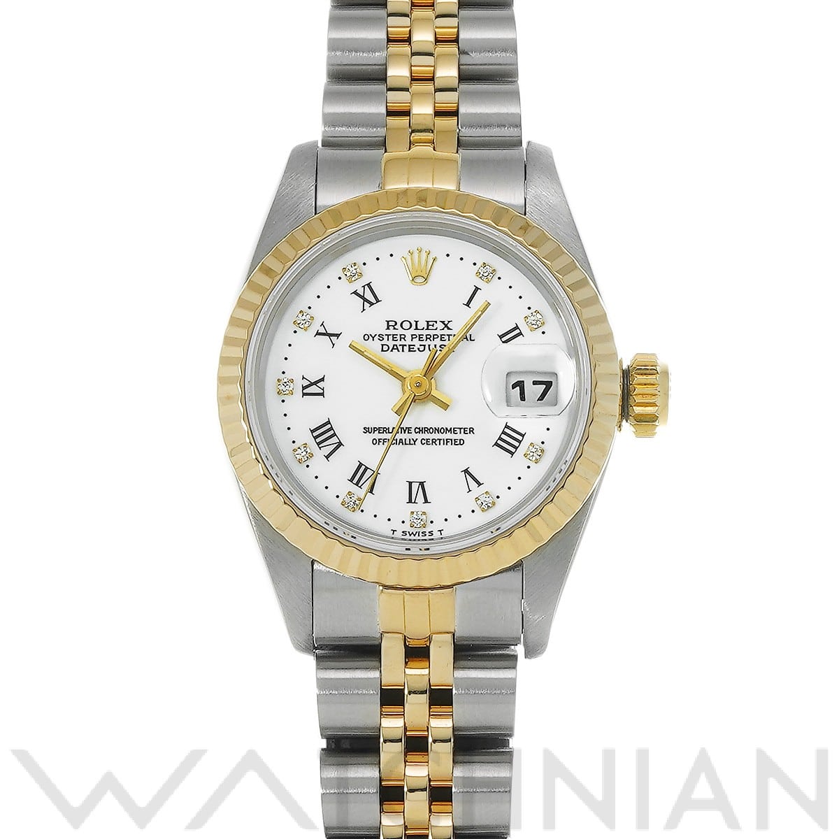 ロレックス / ROLEX デイトジャスト 69173G ホワイト/ダイヤモンド レディース 時計 【中古】【wristwatch】