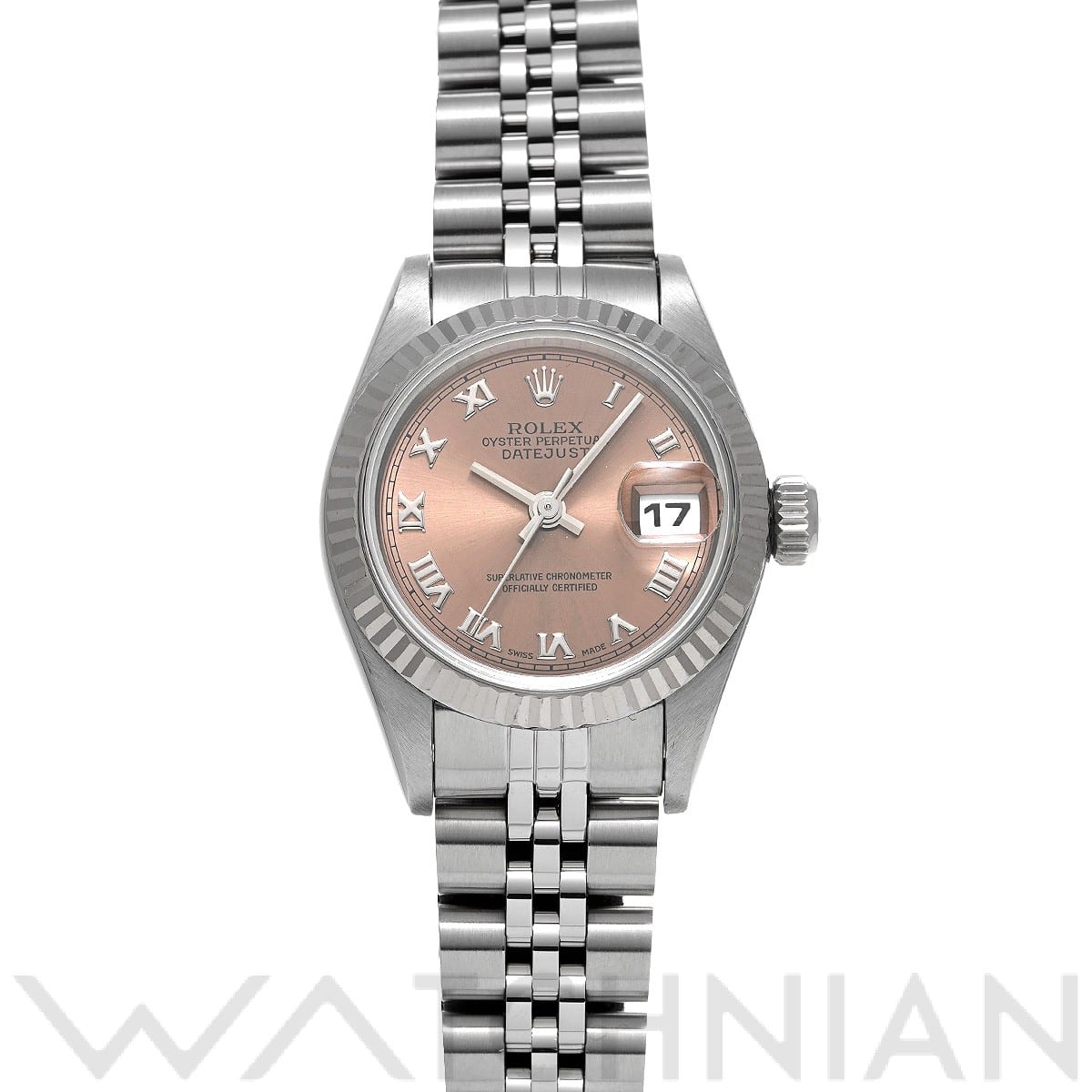 ロレックス デイトジャスト 69174 ピンク レディース 時計 【中古】【wristwatch】