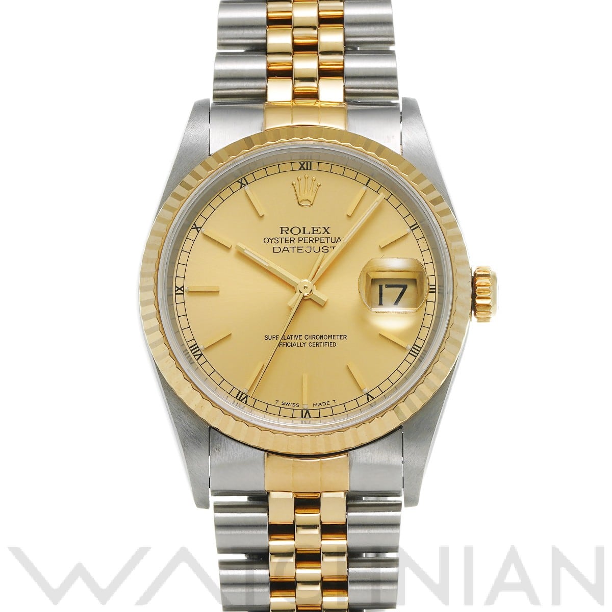 ロレックス デイトジャスト 16233 シャンパン メンズ 時計 【中古】【wristwatch】