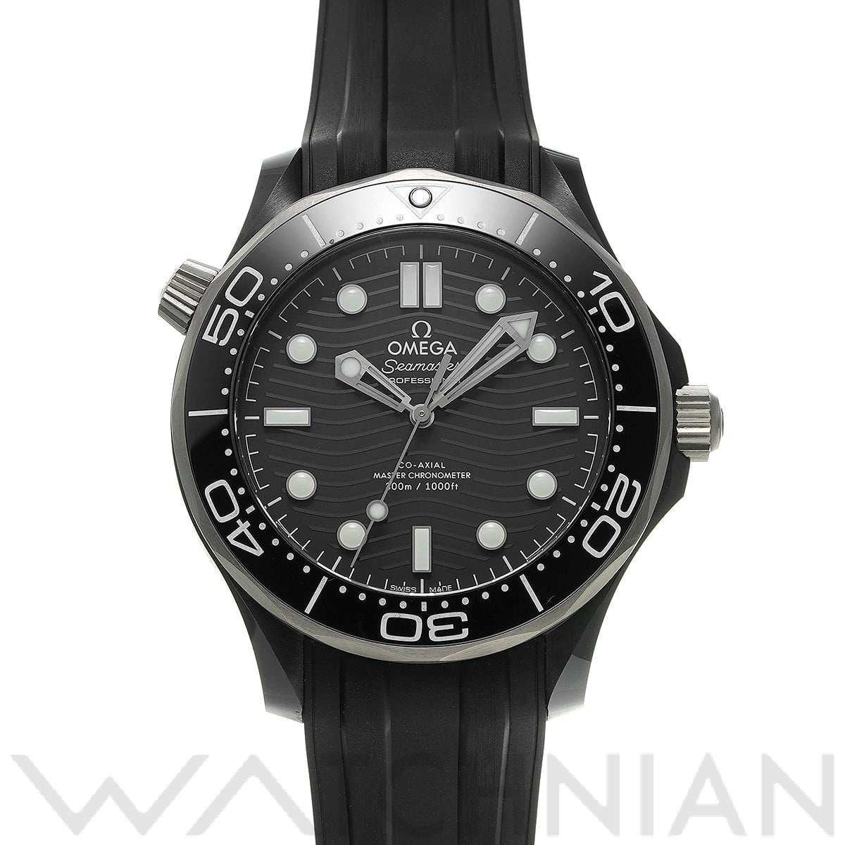 オメガ / OMEGA シーマスター ダイバー300 コーアクシャル マスタークロノメーター 210.92.44.20.01.001 ブラック メンズ 時計 【中古】【wristwatch】