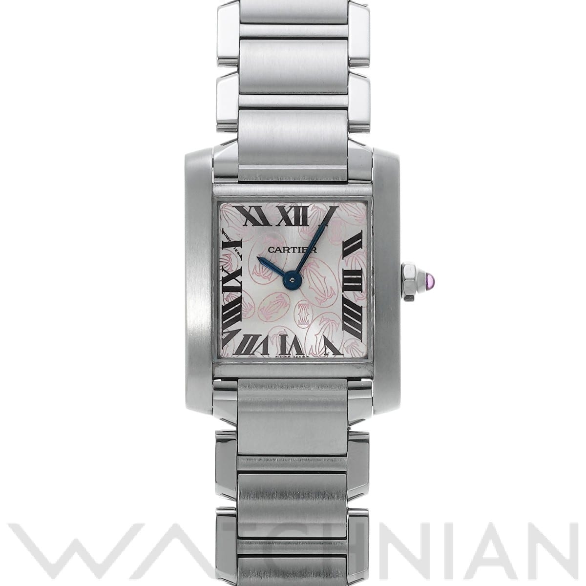 カルティエ / CARTIER タンク フランセーズ SM W51031Q3 シルバー レディース 時計 【中古】【wristwatch】