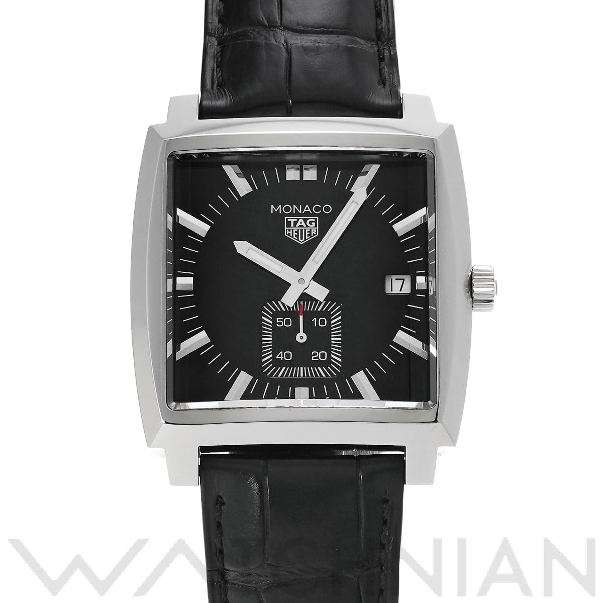 タグ ホイヤー / TAG HEUER モナコ クォーツ WAW131A.FC6177 ブラックラッカー レディース 時計 【中古】【wristwatch】