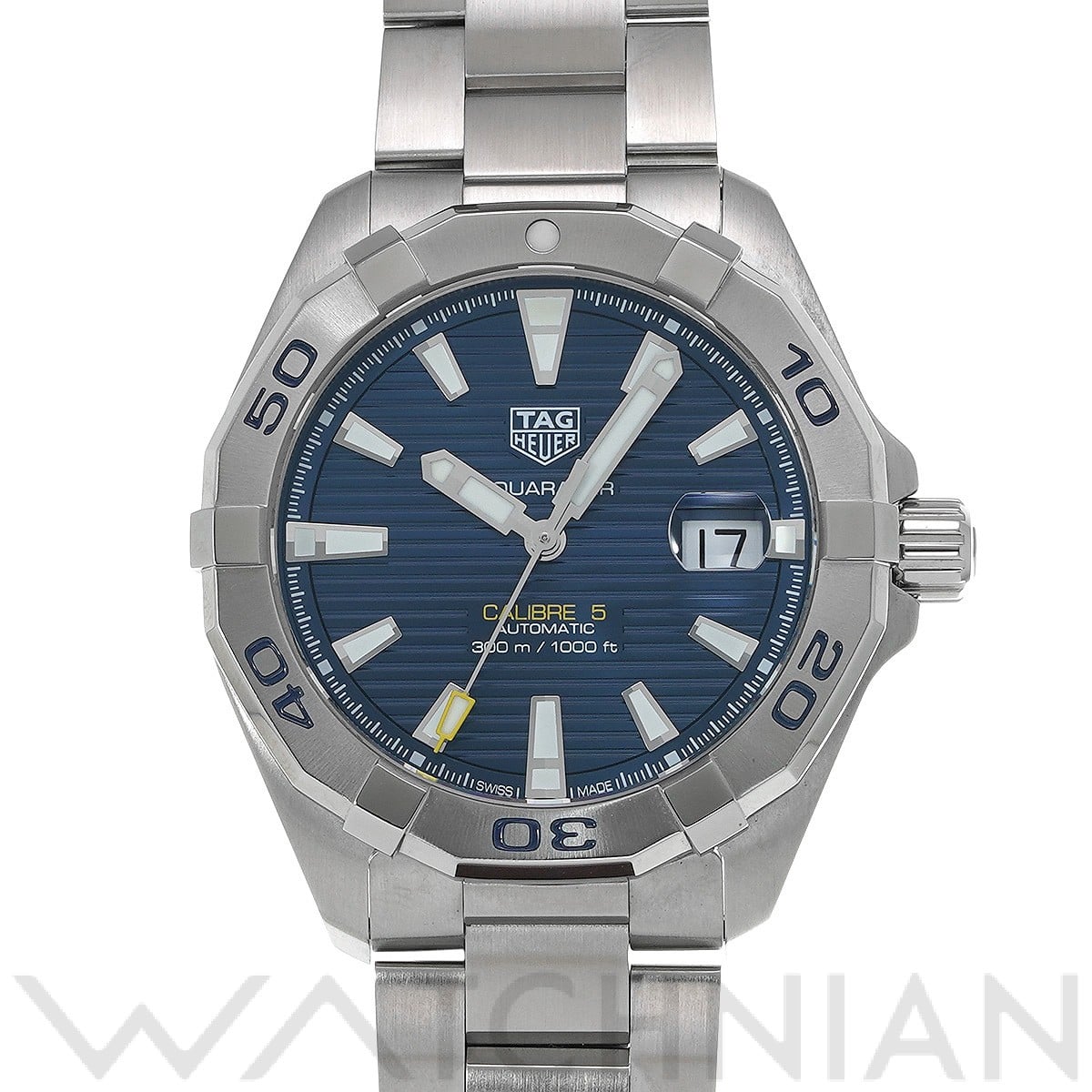タグ ホイヤー / TAG HEUER アクアレーサー キャリバー5 WBD2112.BA0928 ブルー メンズ 時計 【中古】【wristwatch】