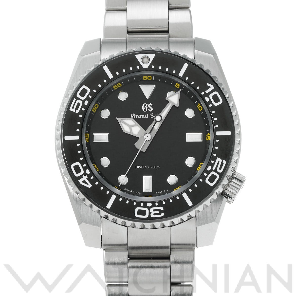 グランドセイコー スポーツコレクション クォーツ タフGS SBGX335 ブラック メンズ 時計 【中古】【wristwatch】