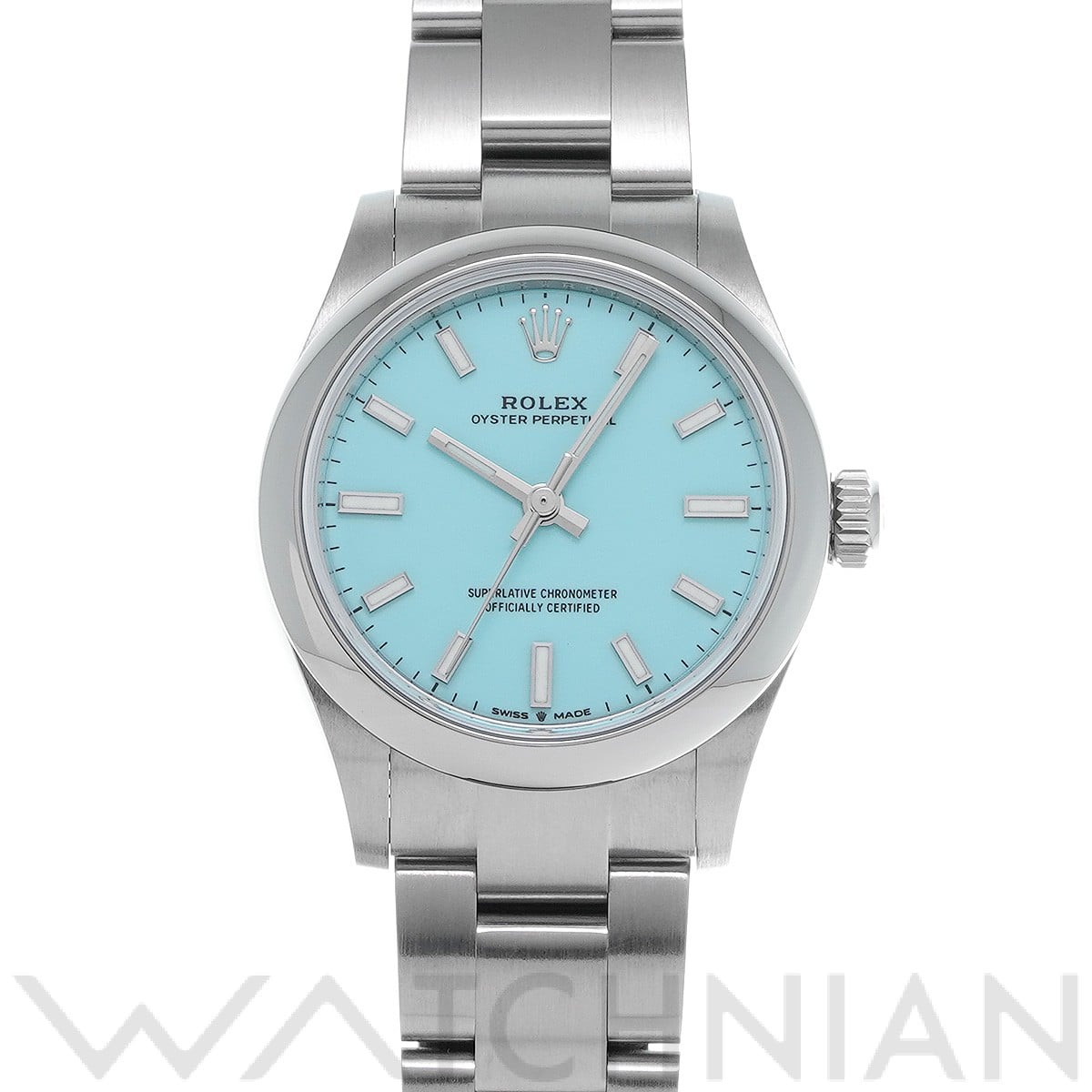 ロレックス / ROLEX オイスターパーペチュアル 31 277200 ターコイズブルー ユニセックス 時計 【中古】【wristwatch】