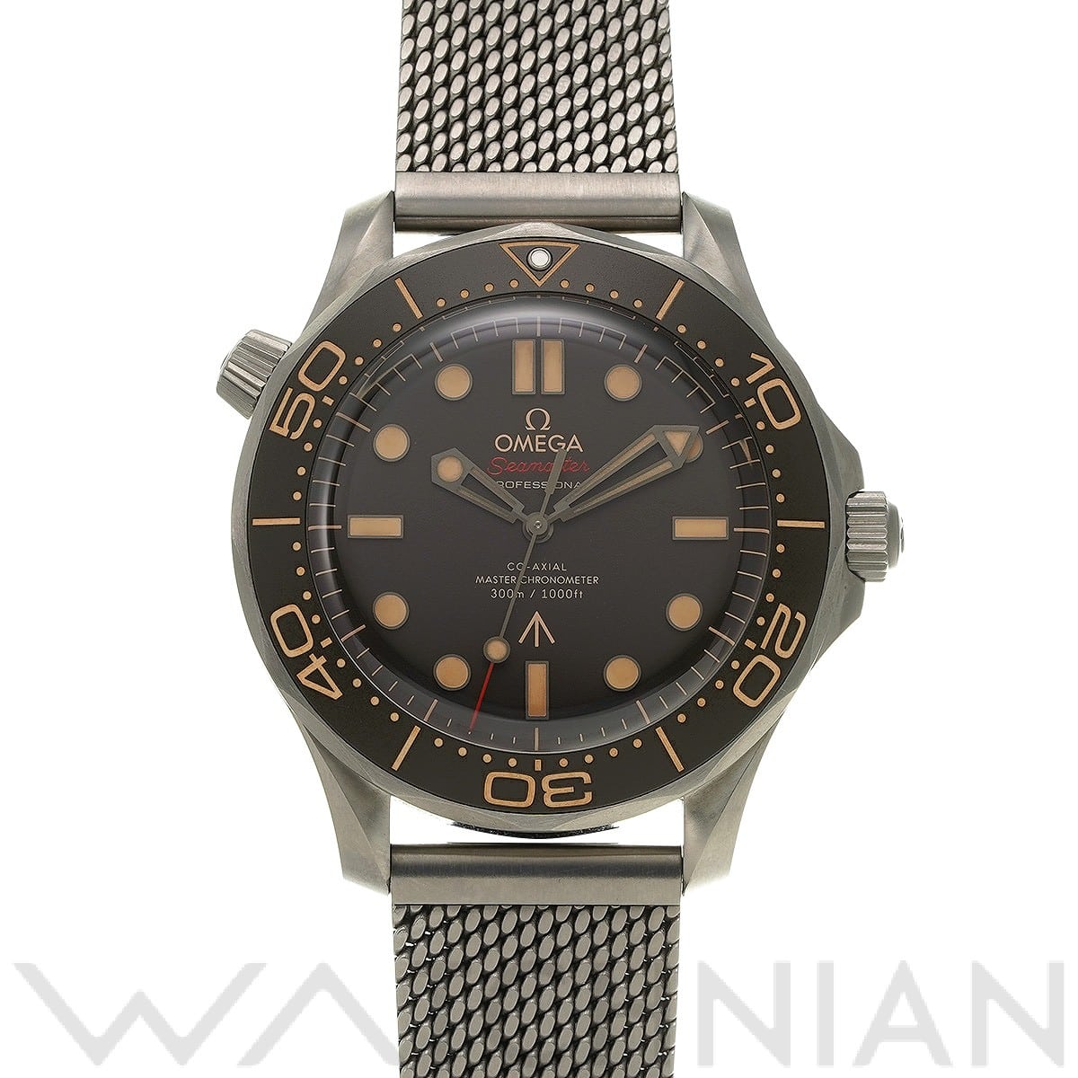 オメガ / OMEGA シーマスター ダイバー300 コーアクシャル マスタークロノメーター 007 210.90.42.20.01.001 ブラウン メンズ 時計 【中古】【wristwatch】