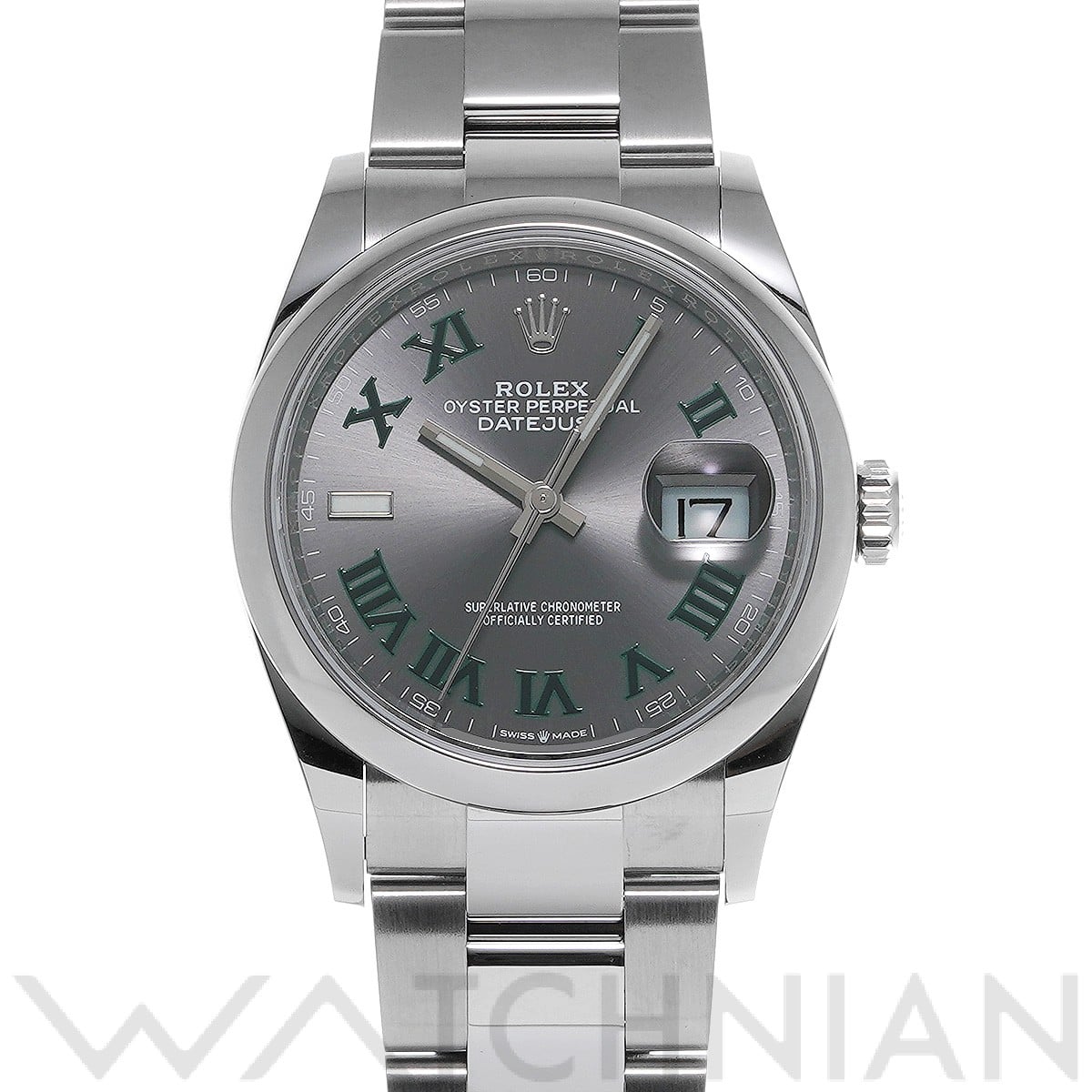 ロレックス デイトジャスト 36 126200 スレート メンズ 時計 【中古】【wristwatch】