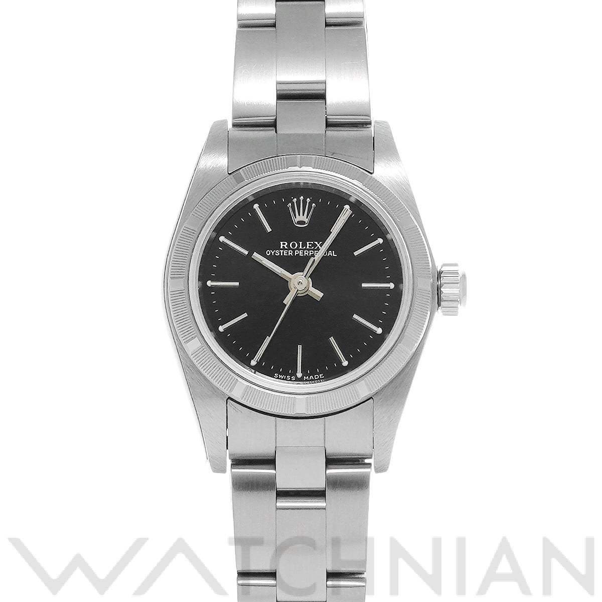 ロレックス / ROLEX オイスターパーペチュアル 76030 ブラック レディース 時計 【中古】【wristwatch】