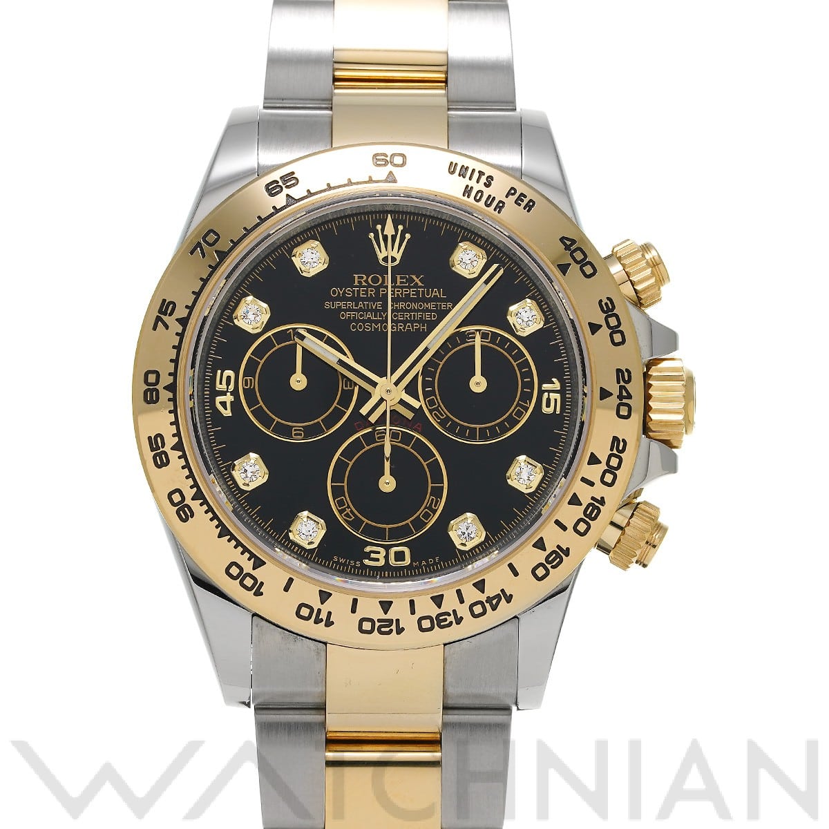 ロレックス コスモグラフ デイトナ 116503G ブラック/ダイヤモンド メンズ 時計 【中古】【wristwatch】