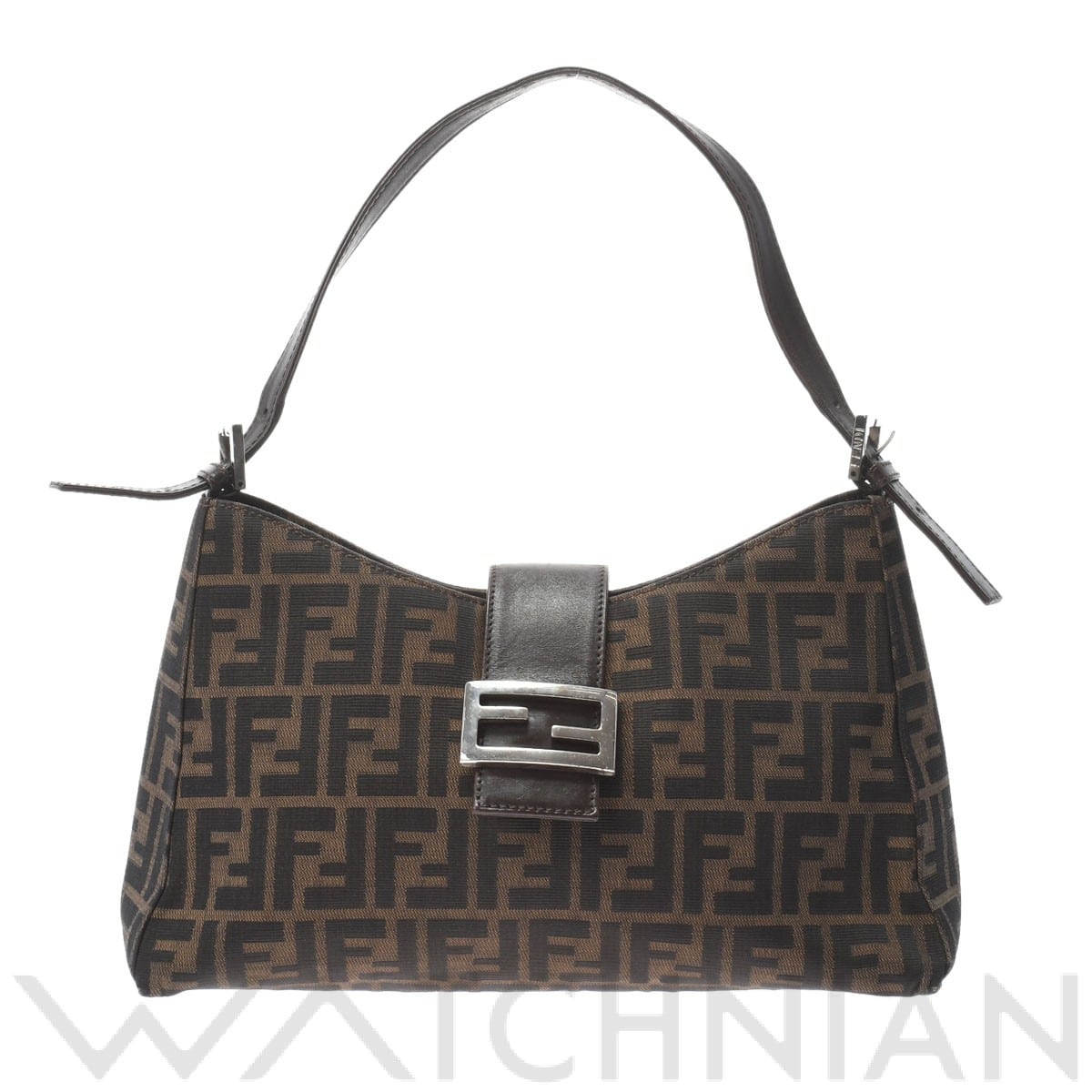 フェンディ / FENDI ワンショルダーバッグ ズッカ柄 ブラウン/シルバー金具 09161150001 レザー/キャンバス レディース バッグ  【中古】【bag】: ブランドバッグ｜WATCHNIAN(ウォッチニアン)公式通販/旧一風騎士