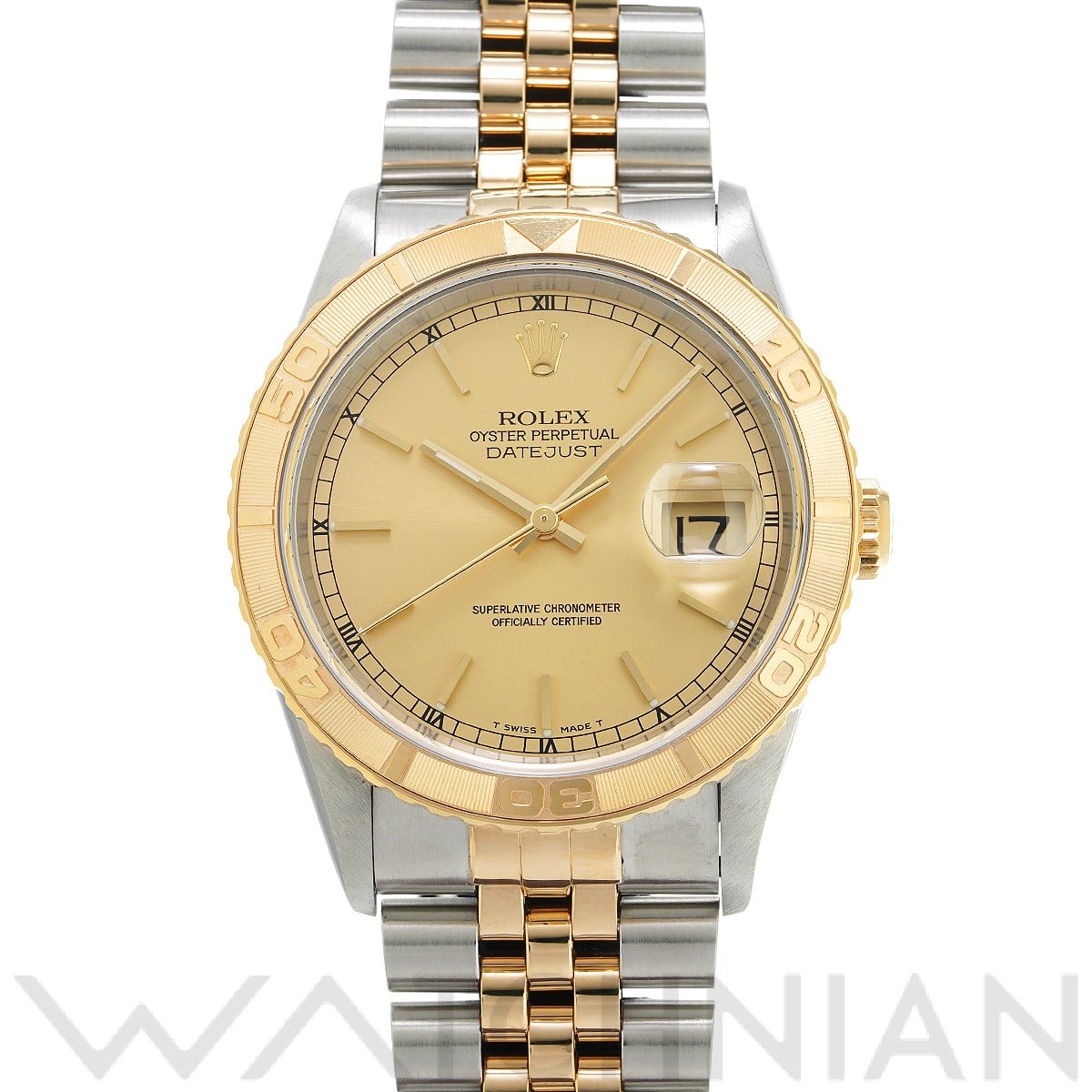 ロレックス デイトジャスト サンダーバード 16263 シャンパン メンズ 時計 【中古】【wristwatch】