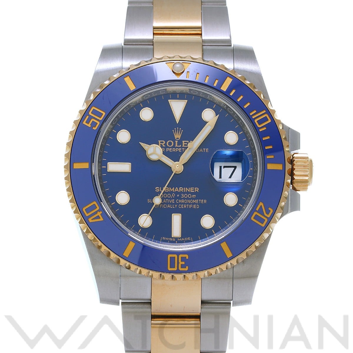 ロレックス サブマリーナ デイト 116613LB ブルー メンズ 時計 【中古】【wristwatch】