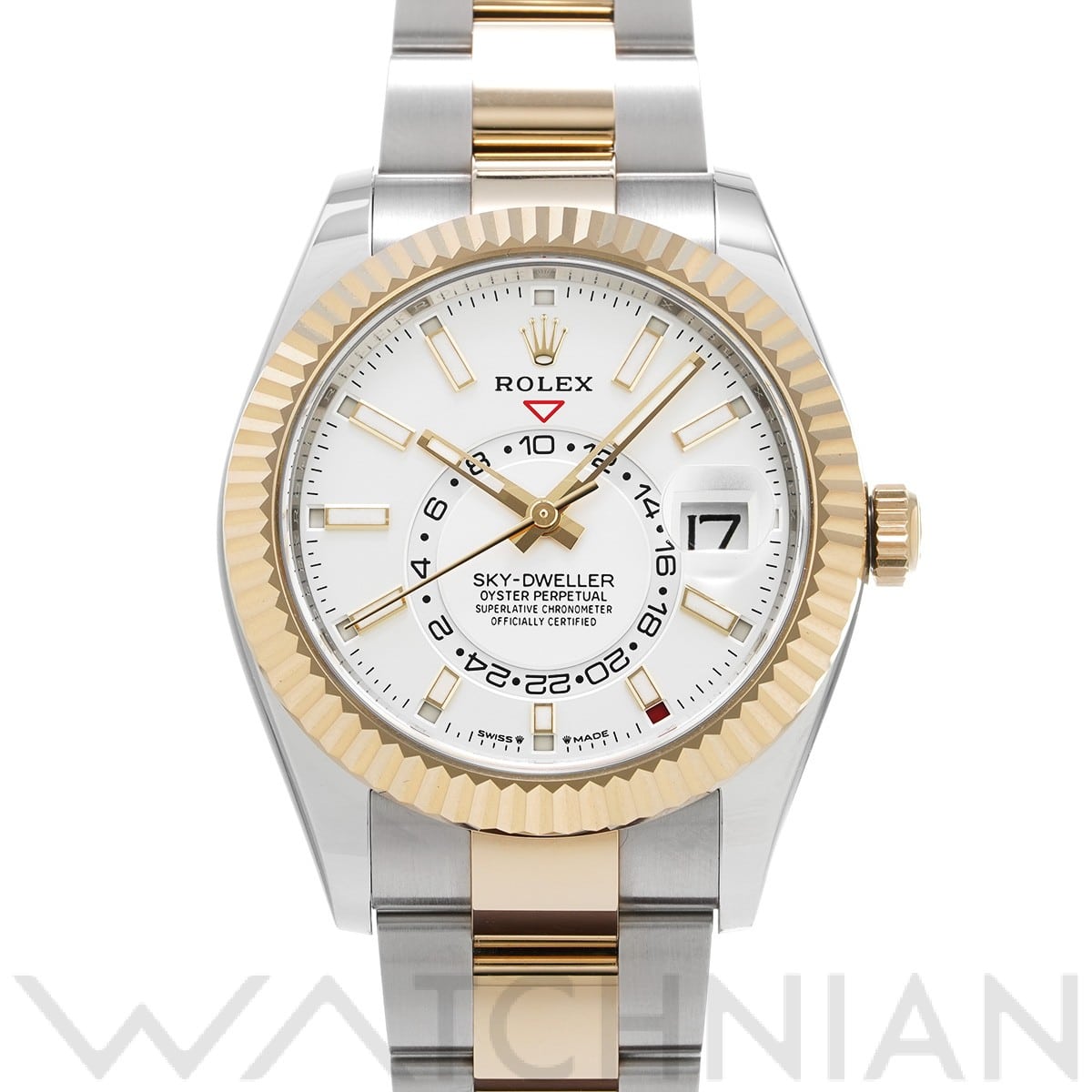 ロレックス スカイドゥエラー 336933 ホワイト メンズ 時計 【中古】【wristwatch】