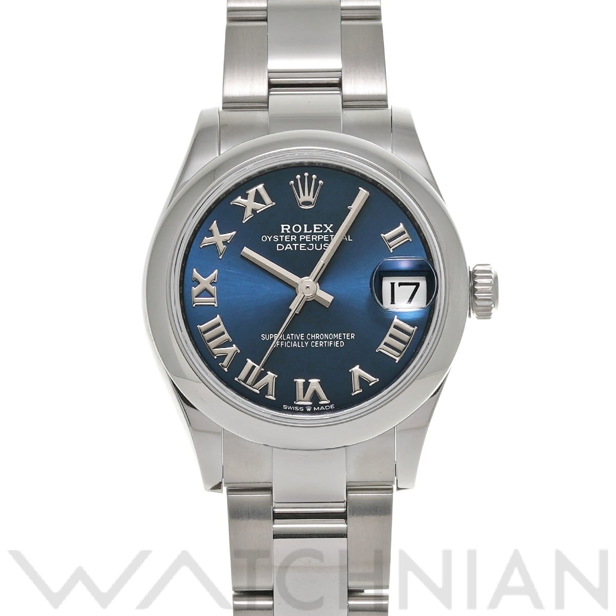 ロレックス デイトジャスト 31 278240 ブライトブルー ユニセックス 時計 【中古】【wristwatch】