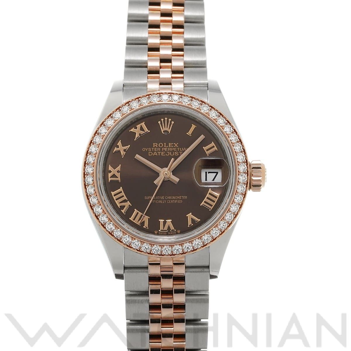 ロレックス レディ デイトジャスト 28 279381RBR チョコレート レディース 時計 【中古】【wristwatch】