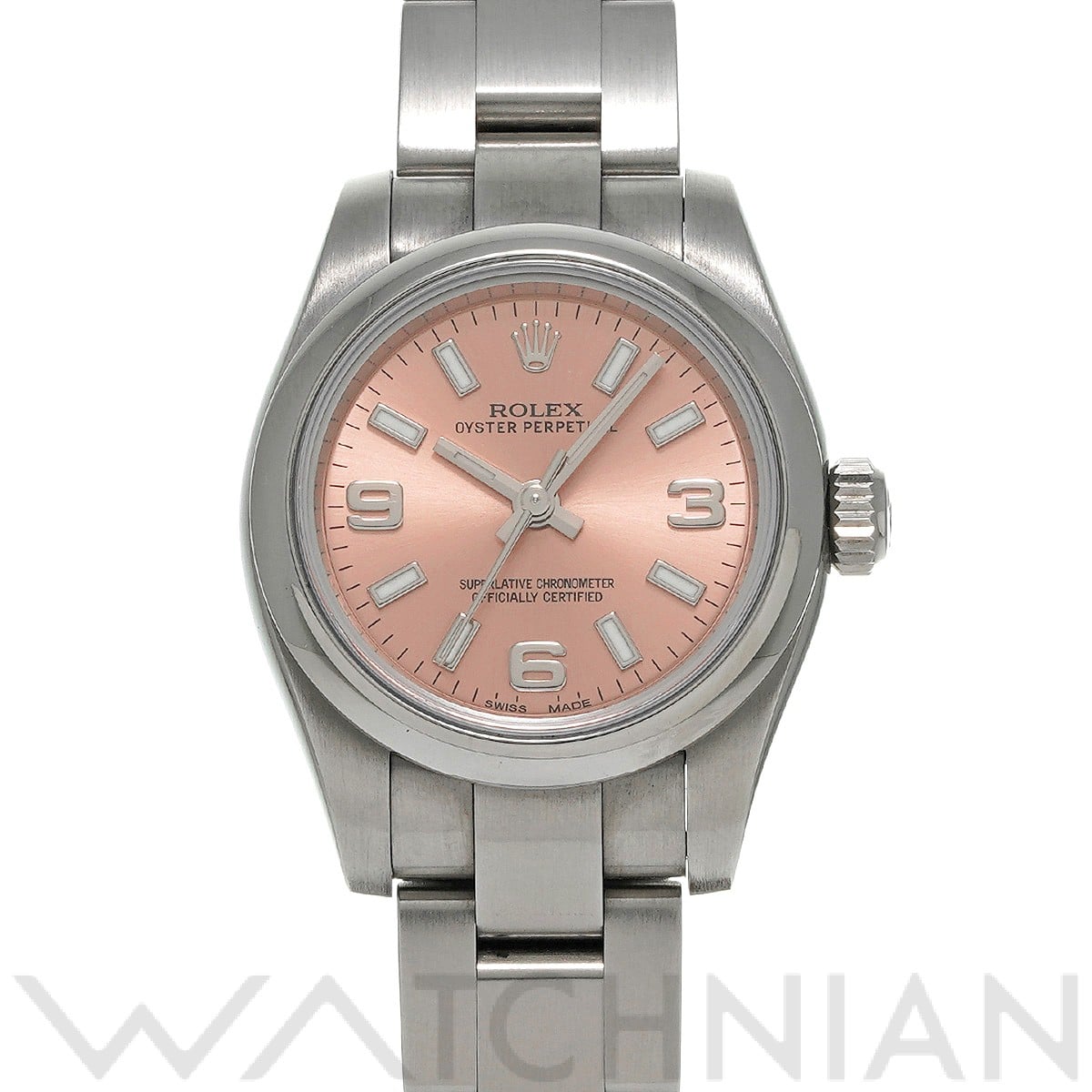ロレックス ROLEX 176200 レディース ロレックス / ROLEX オイスターパーペチュアル 26 176200 ピンク