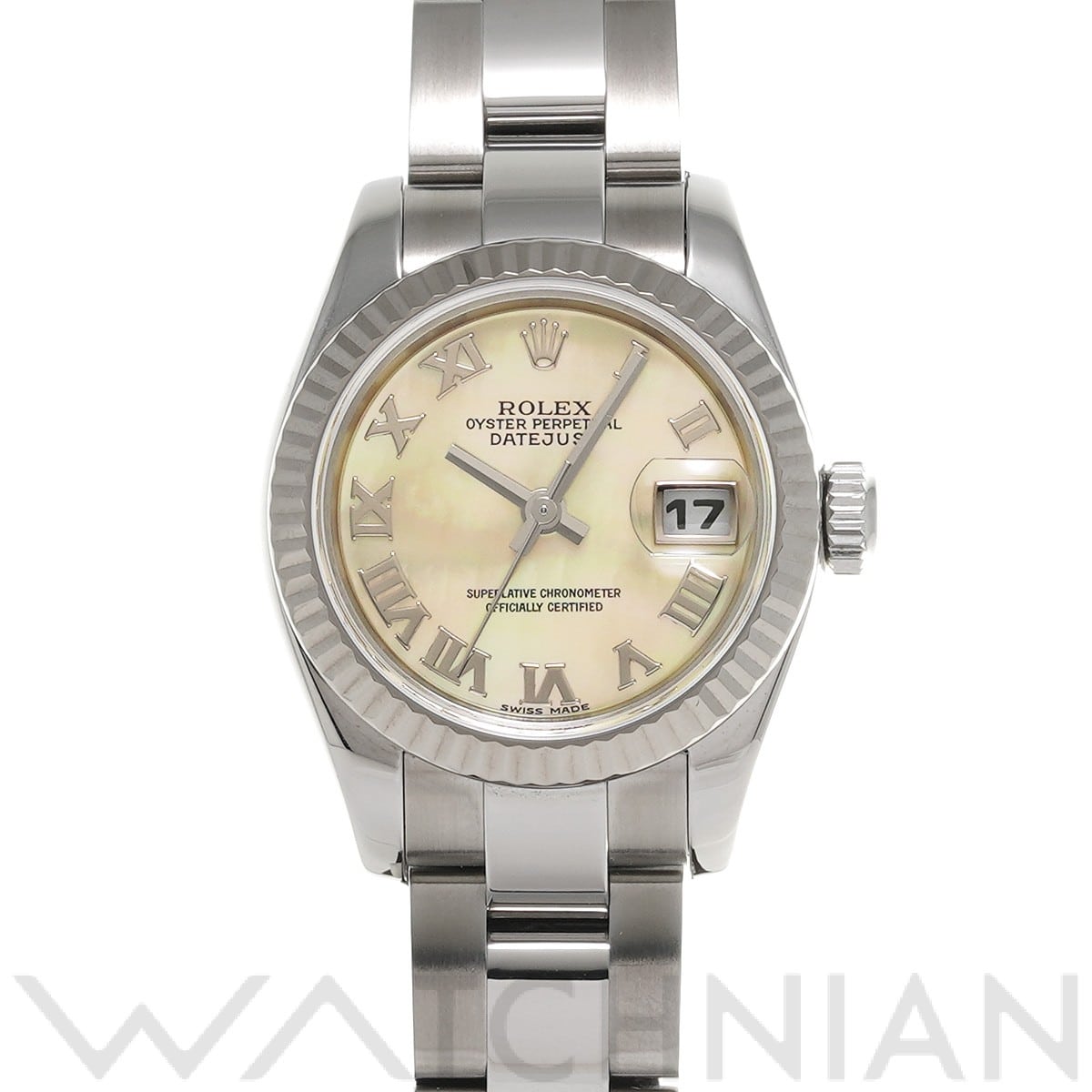 ロレックス レディ デイトジャスト 26 179174NR イエローシェル レディース 時計 【中古】【wristwatch】