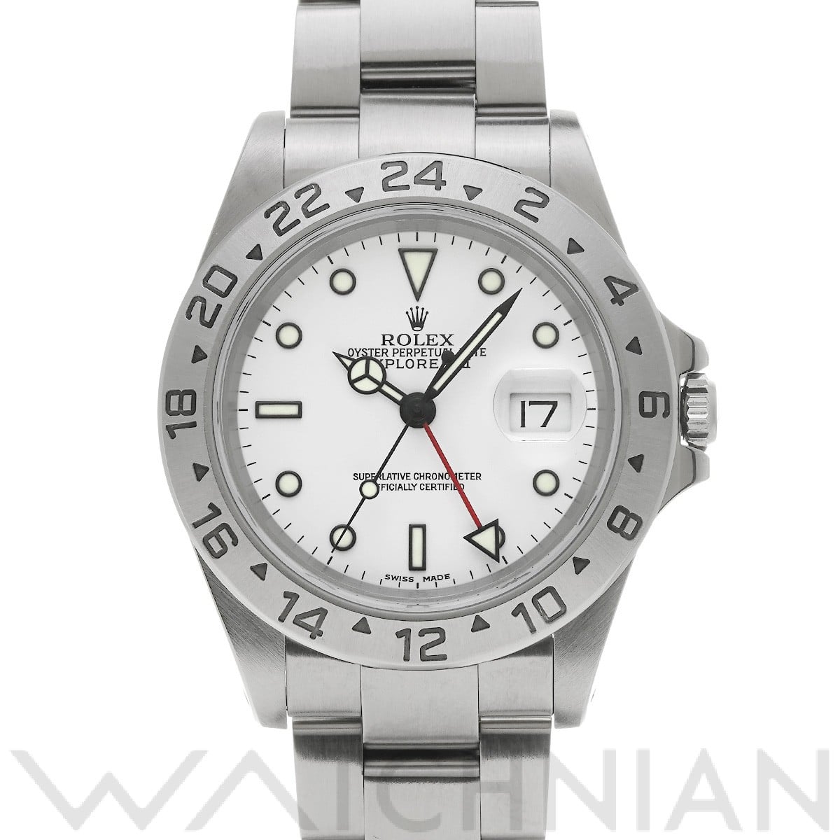 ロレックス エクスプローラーII 16570 ホワイト メンズ 時計 【中古】【wristwatch】