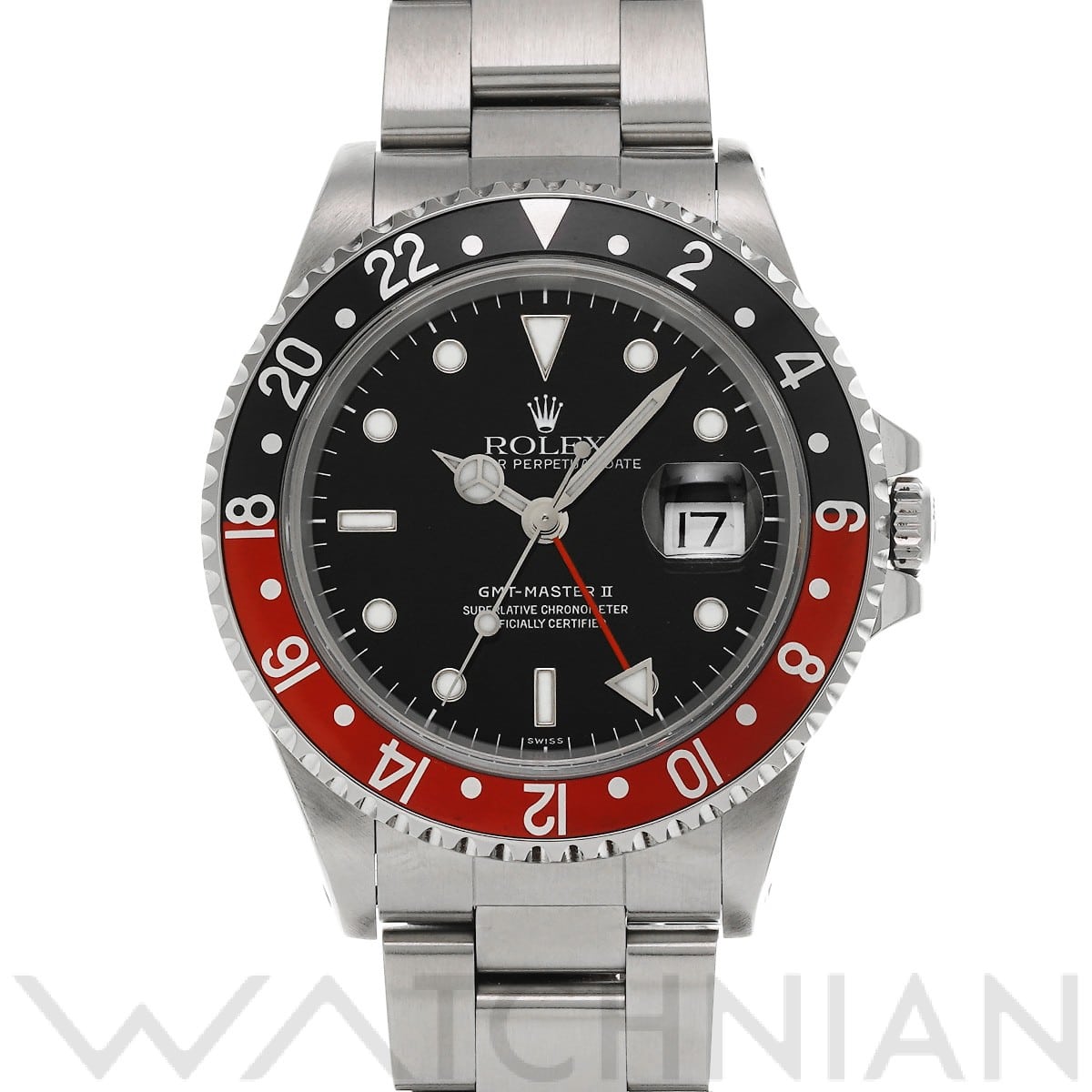 ロレックス GMTマスターII 16710 ブラック メンズ 時計 【中古】【wristwatch】