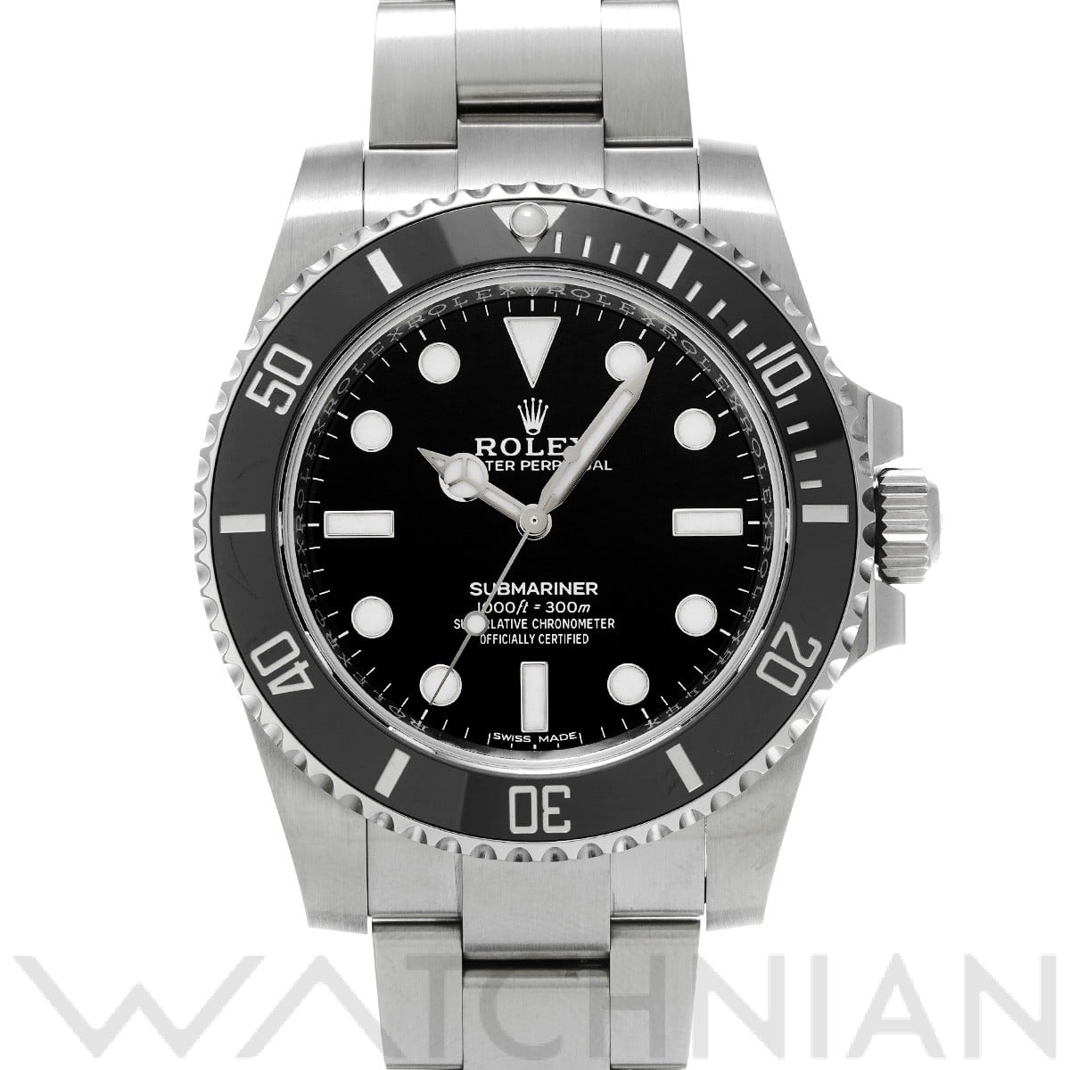 ロレックス サブマリーナ 114060 ブラック メンズ 時計 【中古】【wristwatch】