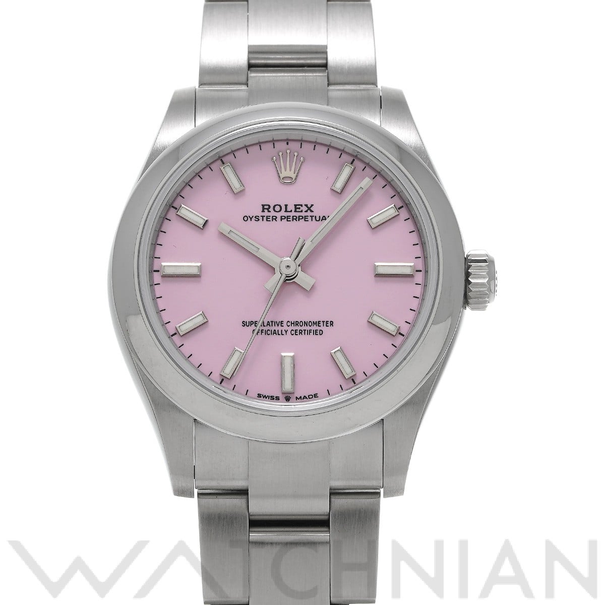 ロレックス / ROLEX オイスターパーペチュアル 31 277200 キャンディピンク ユニセックス 時計 【中古】【wristwatch】