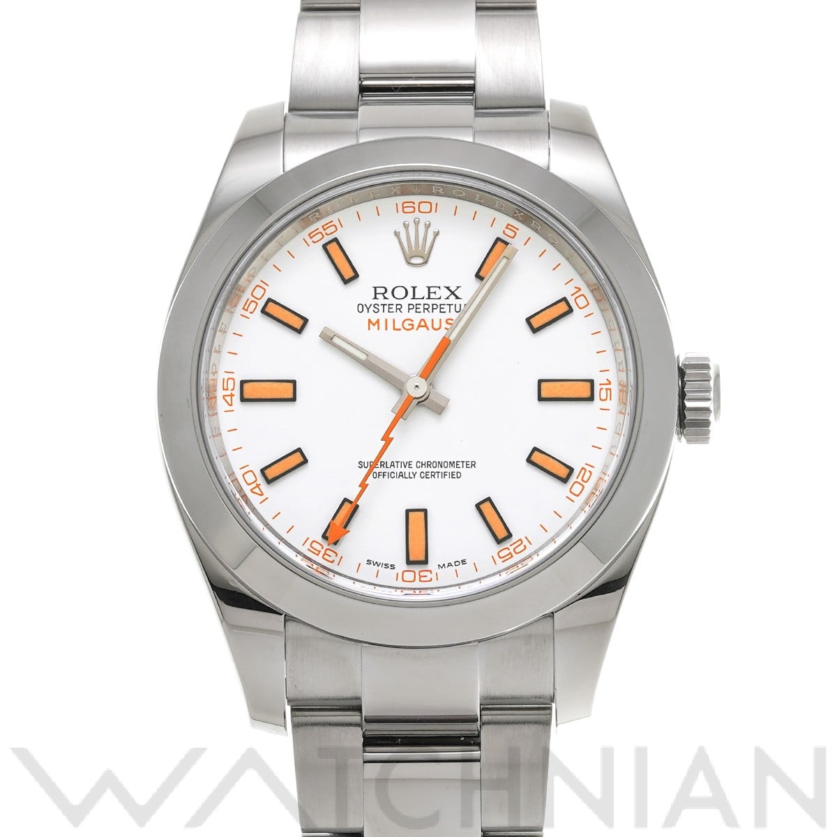 ロレックス / ROLEX ミルガウス 116400 ホワイト メンズ 時計 【中古】【wristwatch】
