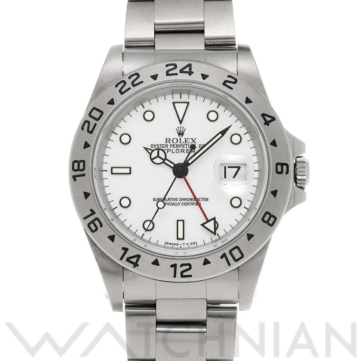 ロレックス エクスプローラーII 16570 ホワイト メンズ 時計 【中古】【wristwatch】