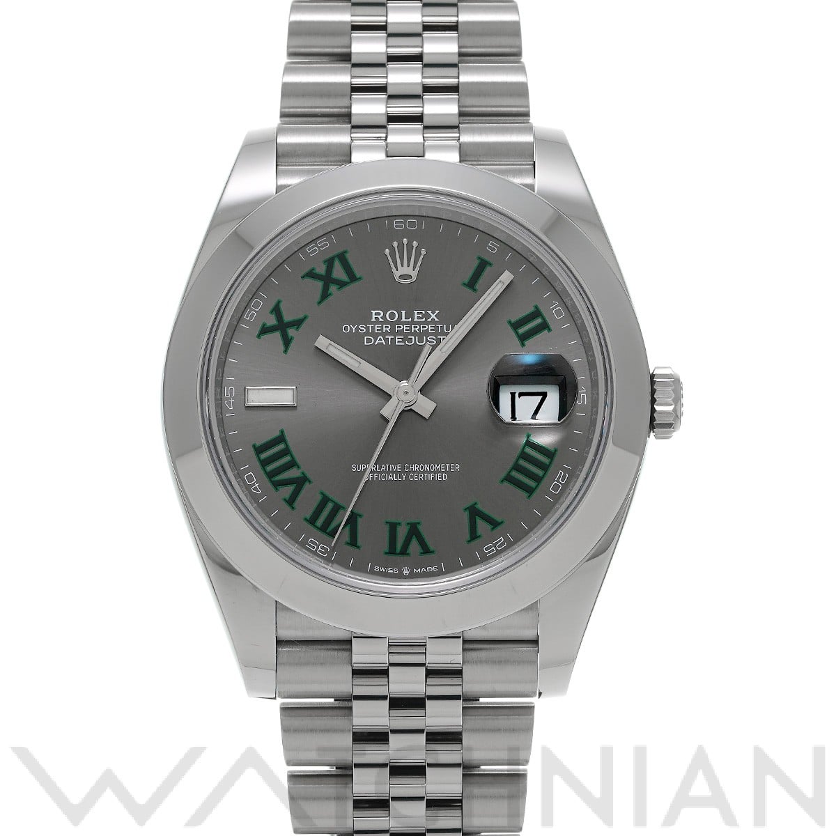 ロレックス / ROLEX デイトジャスト 41 126300 スレート メンズ 時計 【中古】【wristwatch】