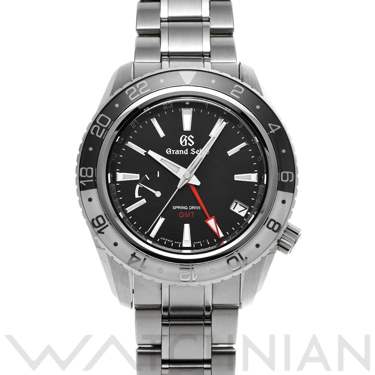 グランドセイコー スポーツコレクション スプリングドライブ GMT SBGE277 ブラック メンズ 時計 【中古】【wristwatch】