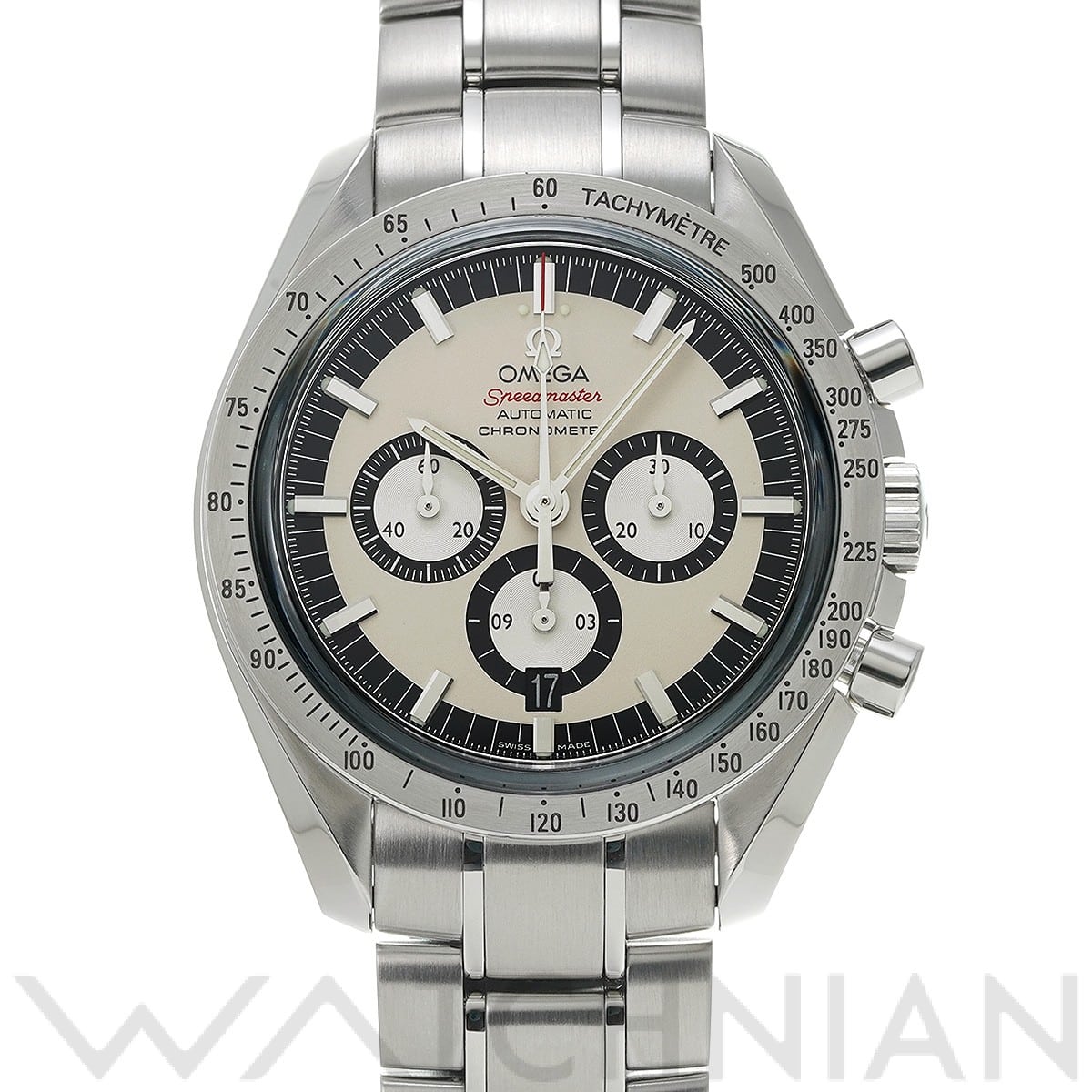 オメガ / OMEGA スピードマスター レジェンド ミハエル・シューマッハ 2005 3506.31 ホワイト/ブラック メンズ 時計 【中古】【wristwatch】