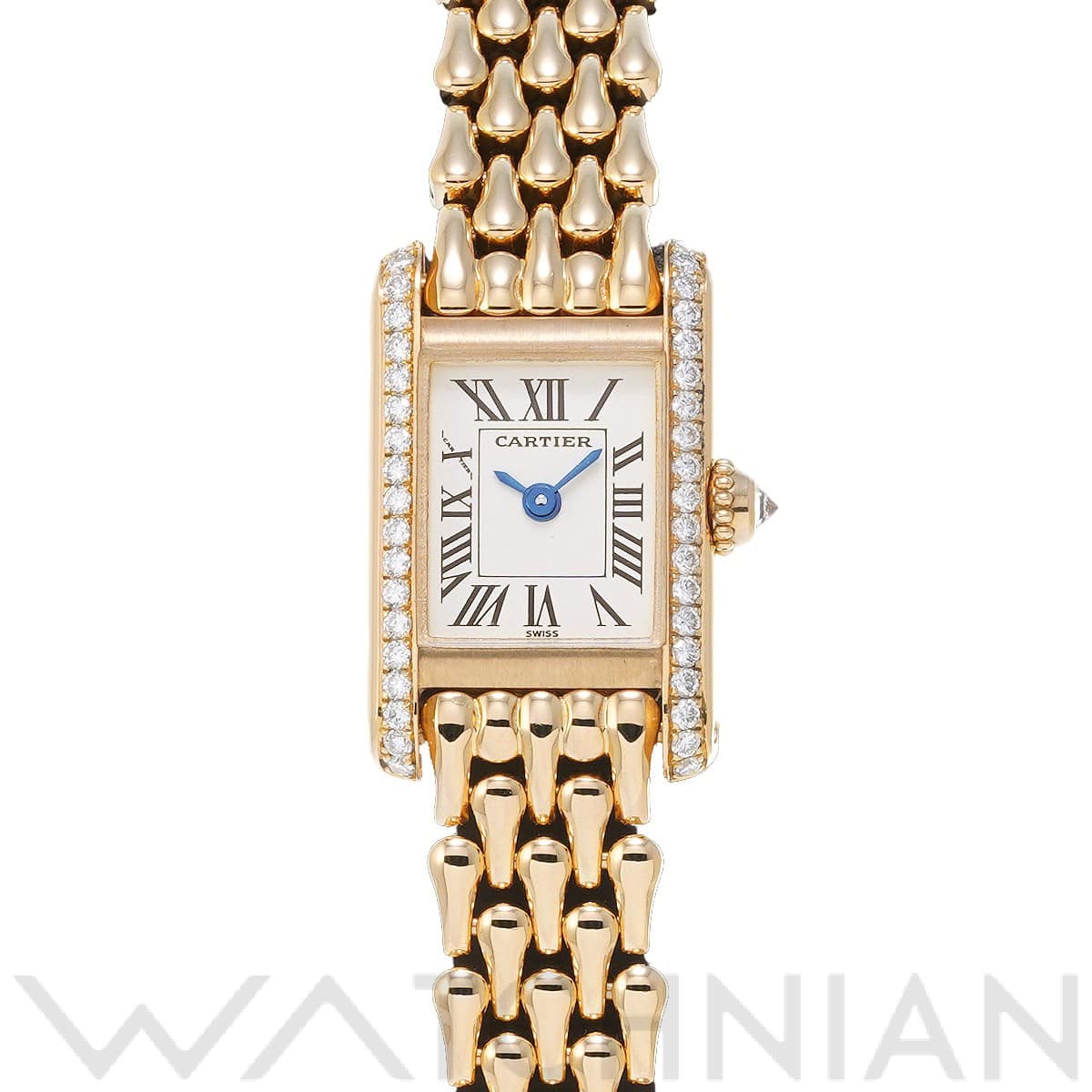 カルティエ / CARTIER タンク ミニ WB2007K3 シルバー レディース 時計 【中古】【wristwatch】