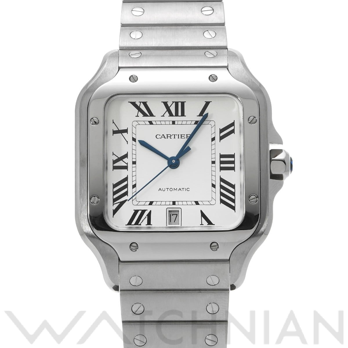 カルティエ / CARTIER サントス ドゥ カルティエ LM WSSA0018 シルバー メンズ 時計 【未使用】【wristwatch】