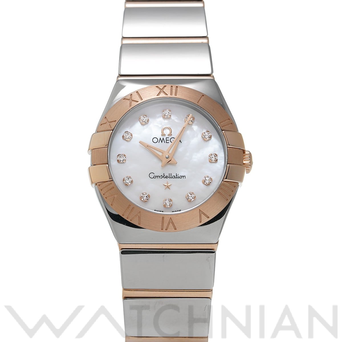オメガ / OMEGA コンステレーション クォーツ 123.20.24.60.55.003 ホワイトシェル/ダイヤモンド レディース 時計 【中古】【wristwatch】