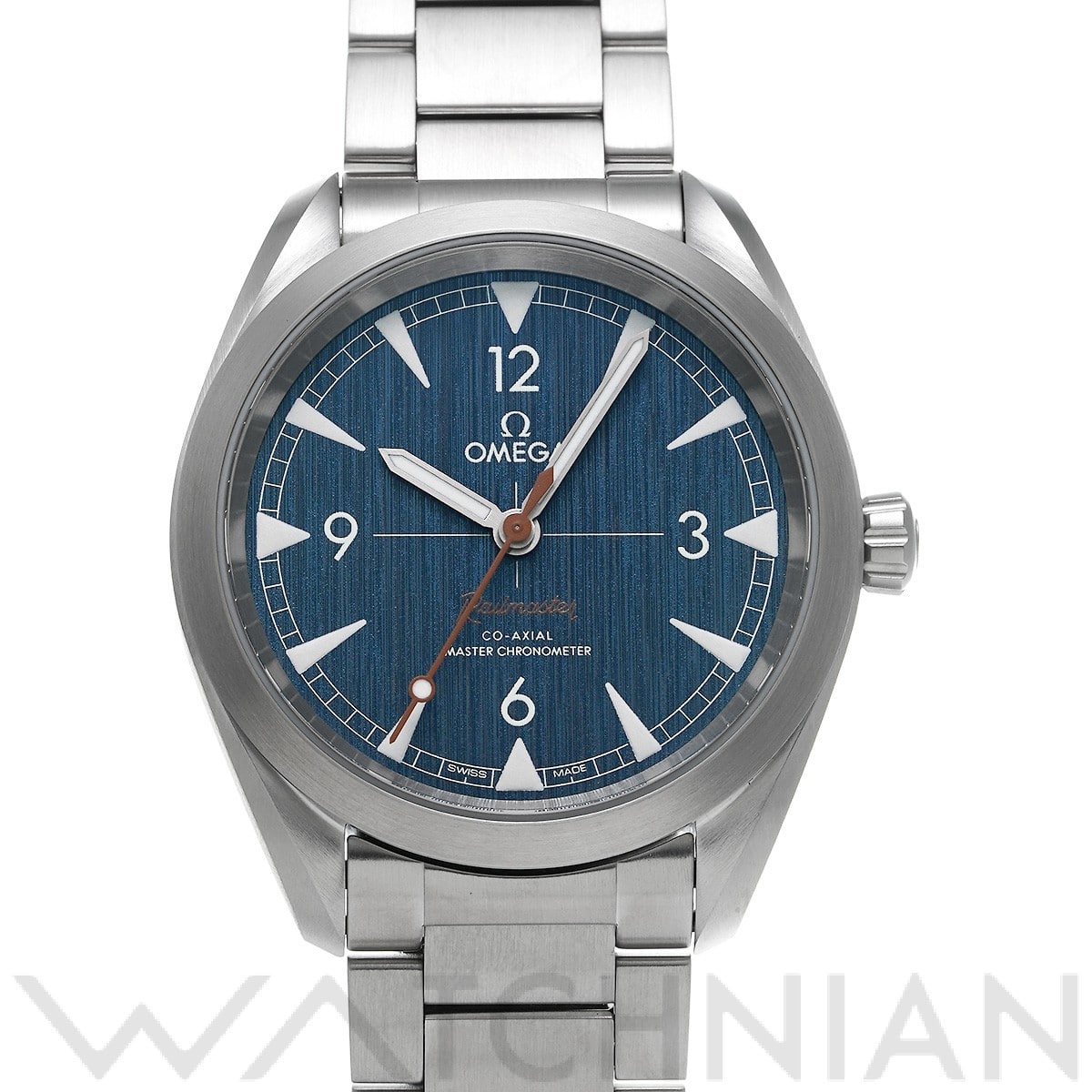 オメガ / OMEGA シーマスター レイルマスター コーアクシャル マスタークロノメーター 220.10.40.20.03.001 ブルー メンズ 時計 【未使用】【wristwatch】